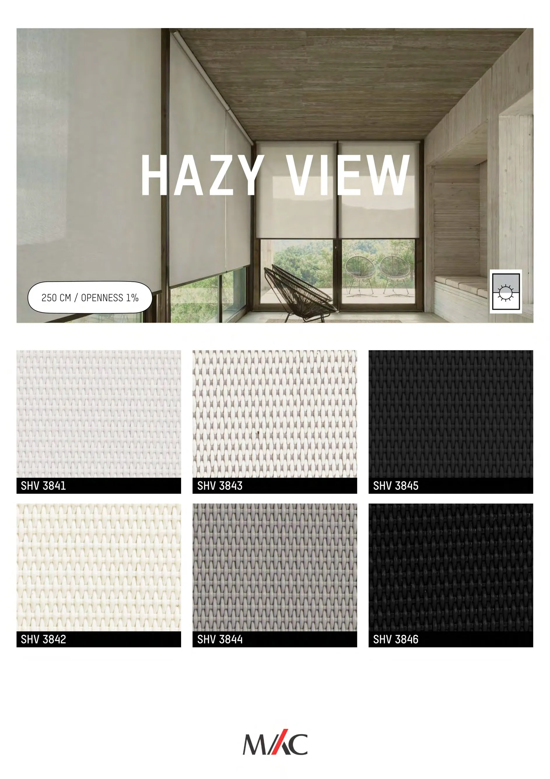Mac Screen Blinds HAZY VIEW – Privacy & Glare Control
