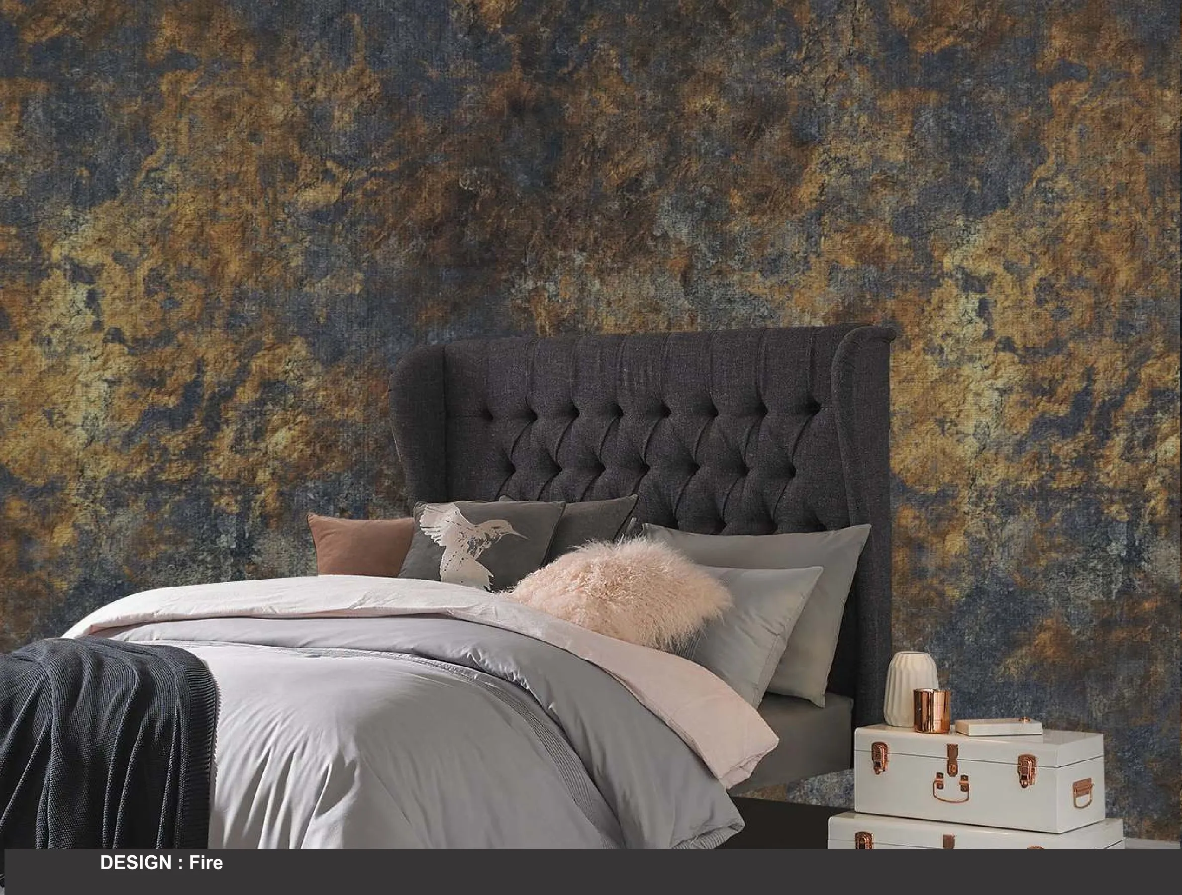 Kazage Fire  Printed Blinds & Wallpapers Design