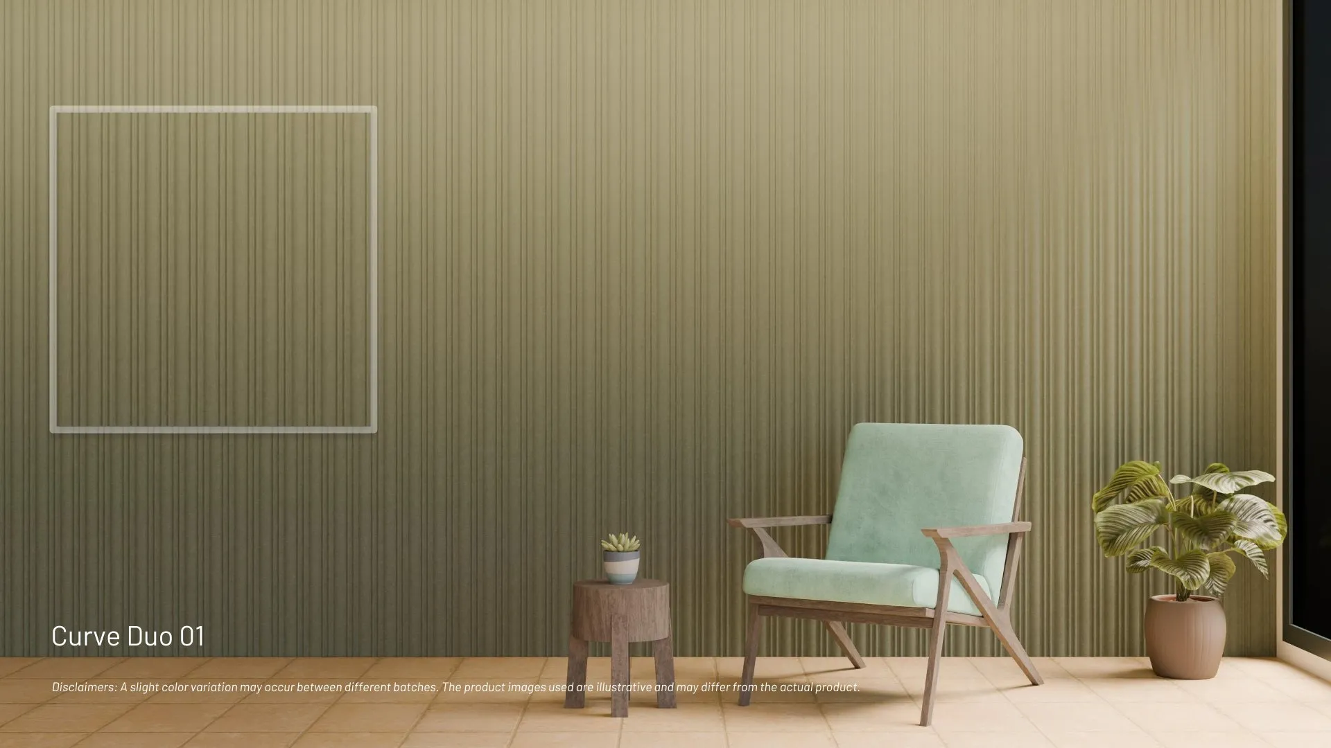 Curve Duo 01-SolarBrite Embossed Fluted Panel – Durable & Stylish