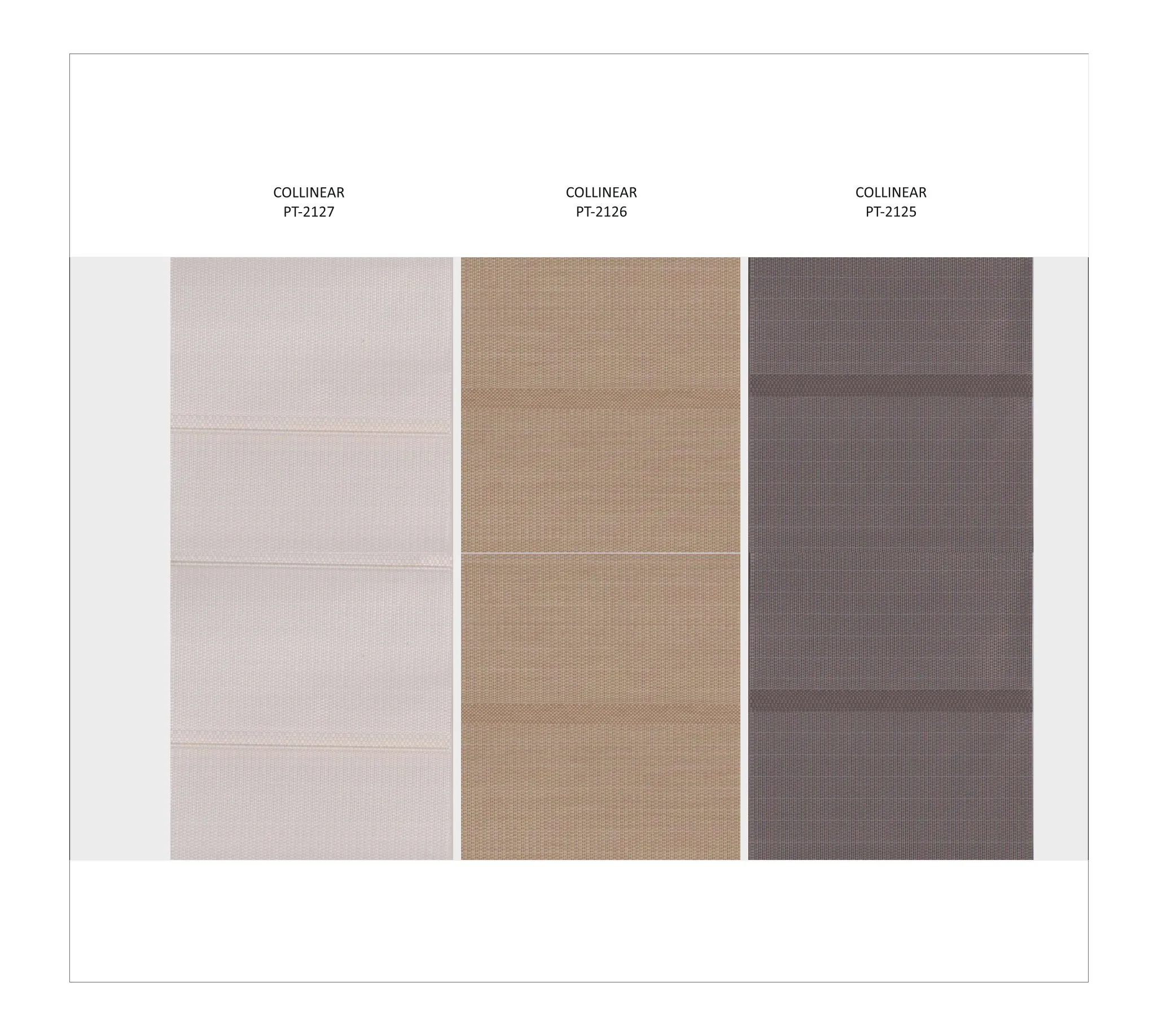 Livin Collinear Blinds PT-2127 to PT-2126 –PT-2125-Modern Window Cover