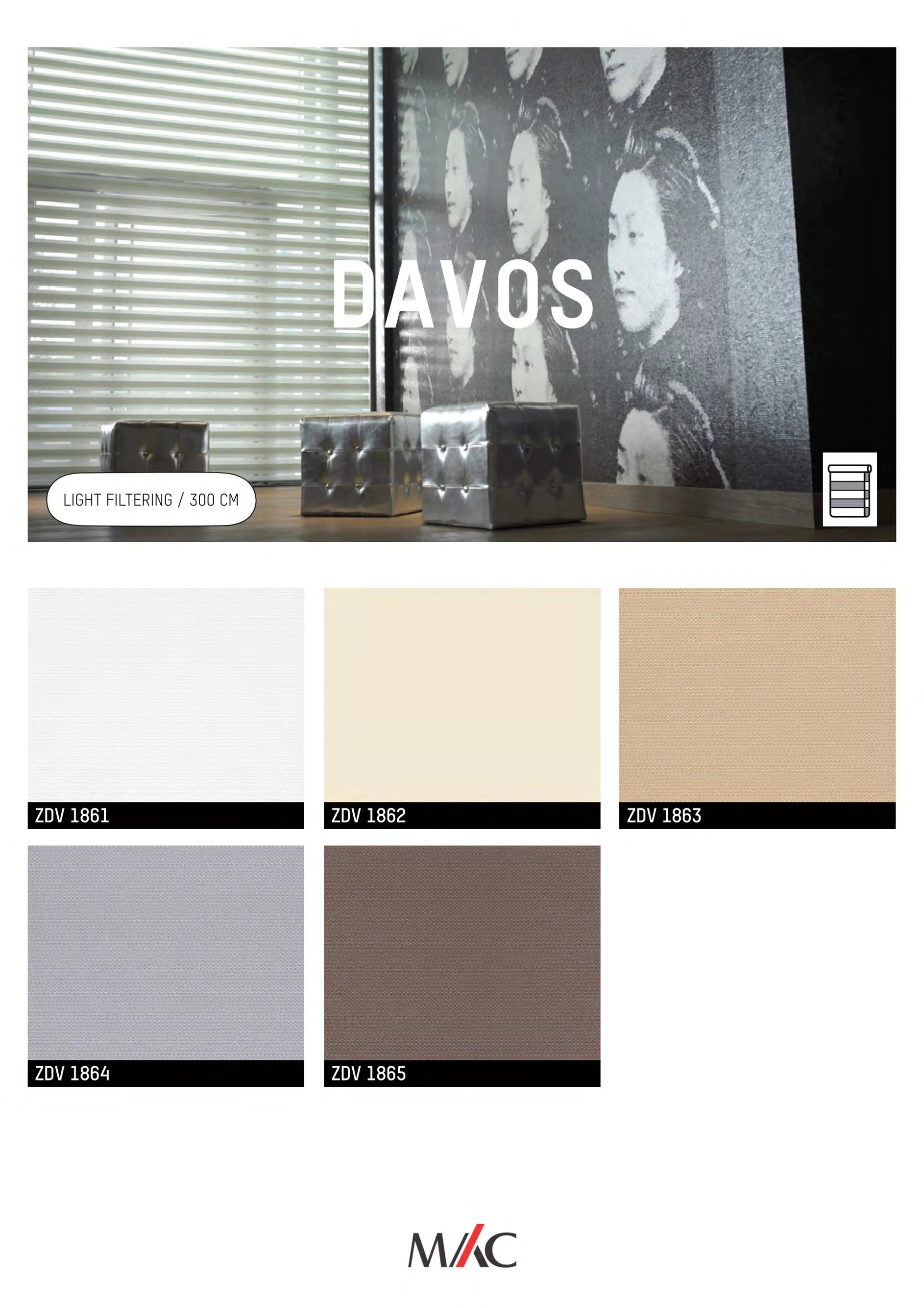 Mac Zebrano Blinds DAVOS– Elegant Light Control