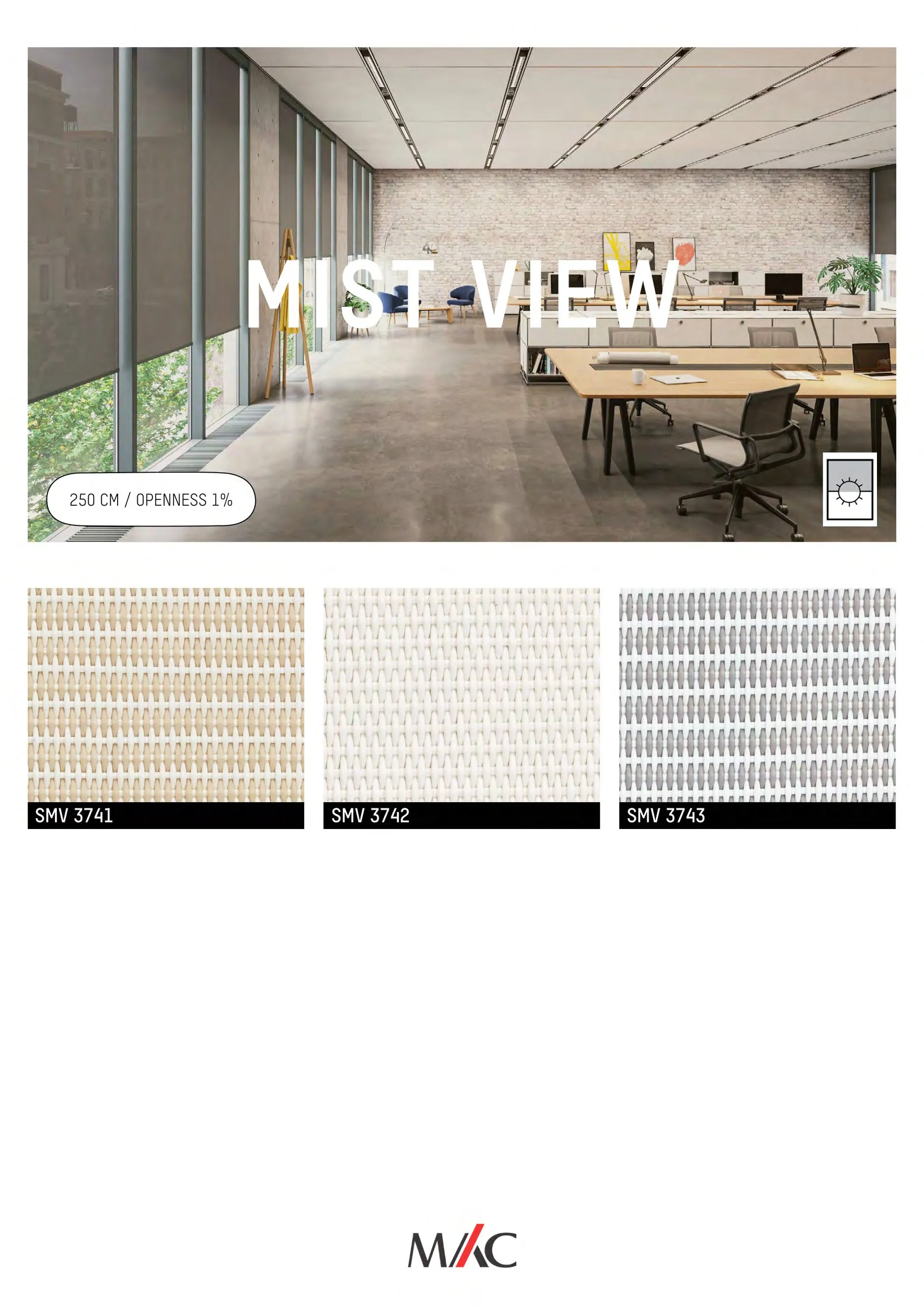 Mac Screen Blinds MIST VIEW – Privacy & Glare Control