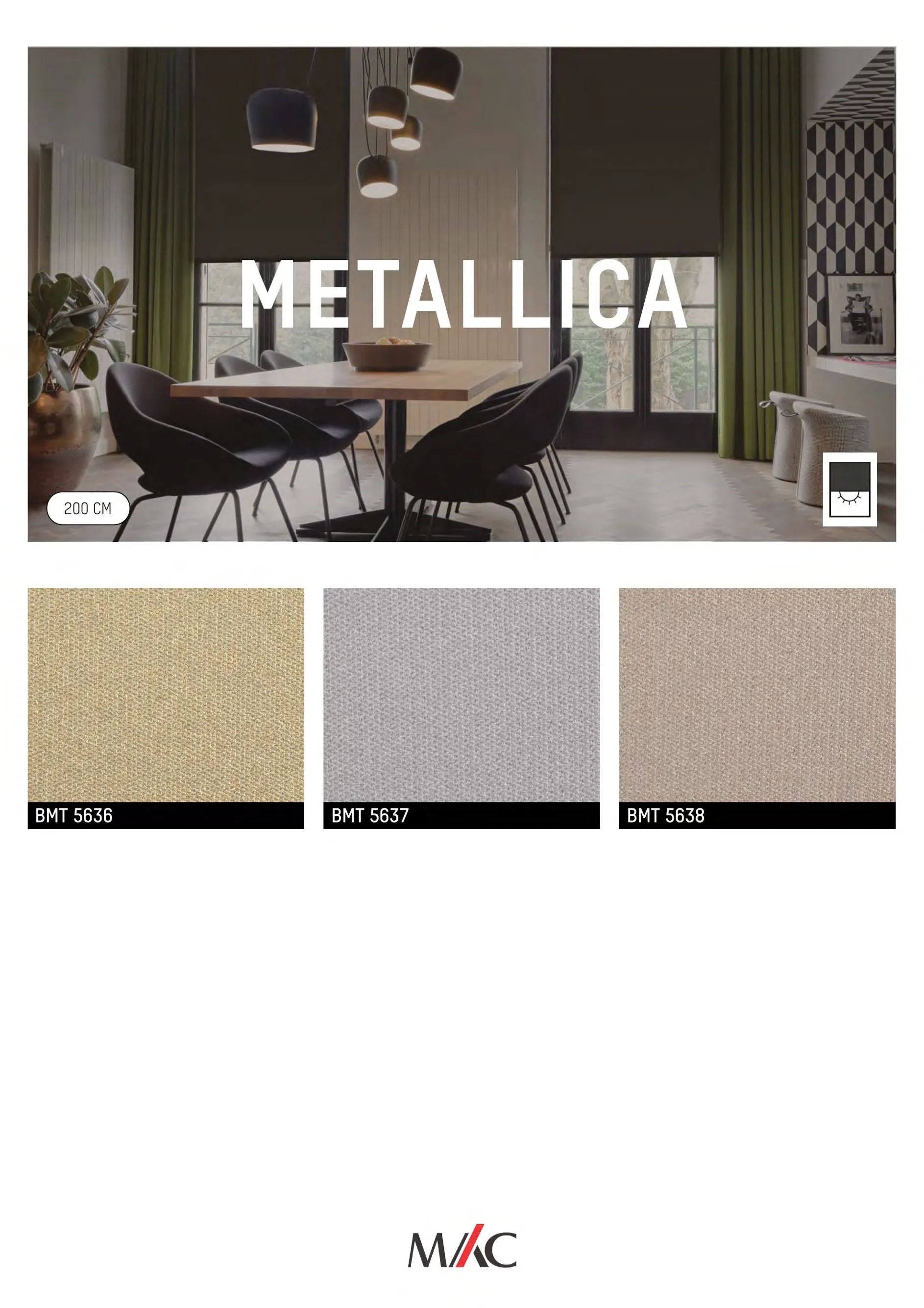 Mac Blackout Blinds METALLICA – Complete Light Control