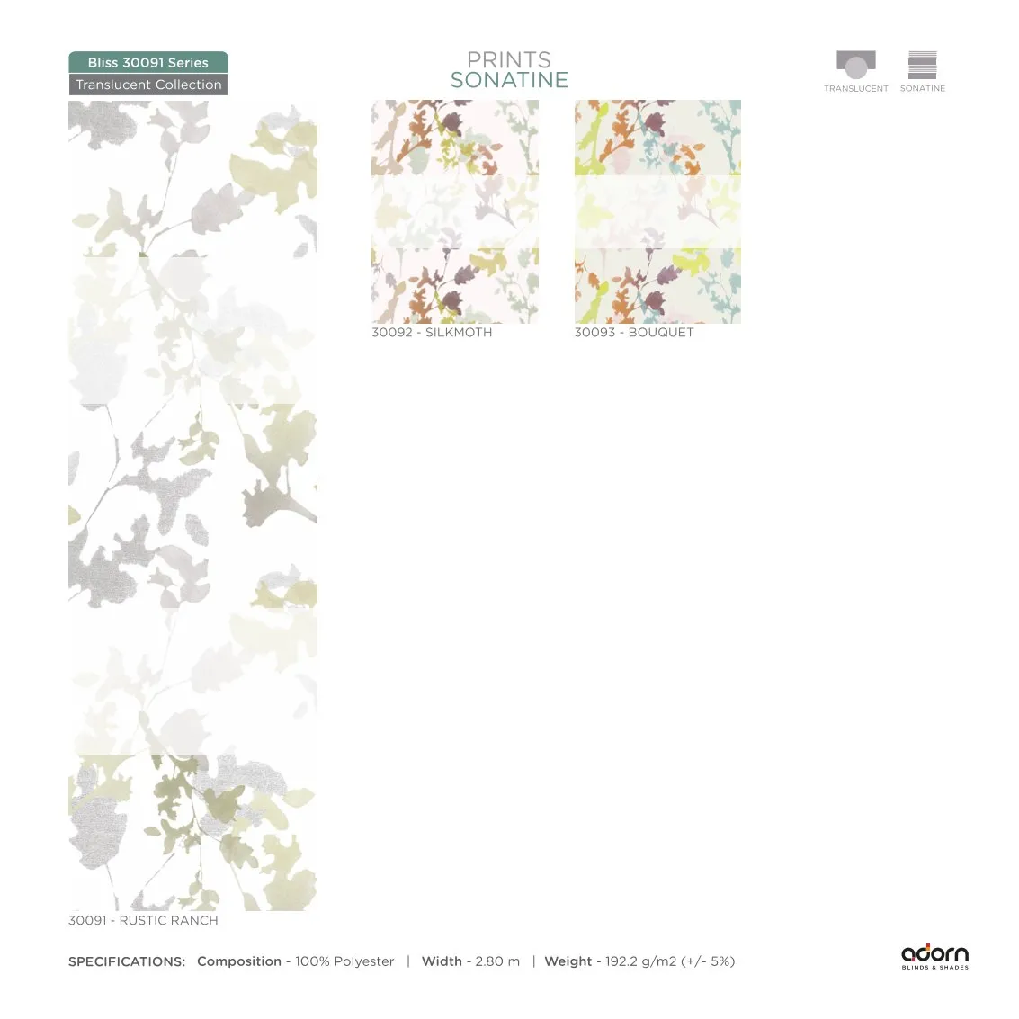 AD Vision Collection Vol-3 Prints Sonatine Fabric -30091-RUSTIC RANCH