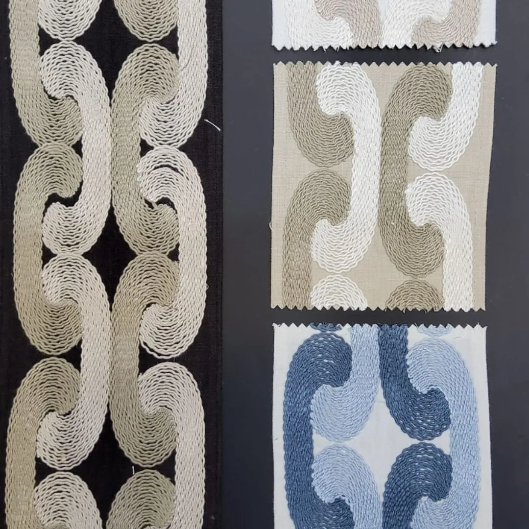 Curtain & Sofa Borders 01 Fabric - Perfect for Upholstery Elegance
