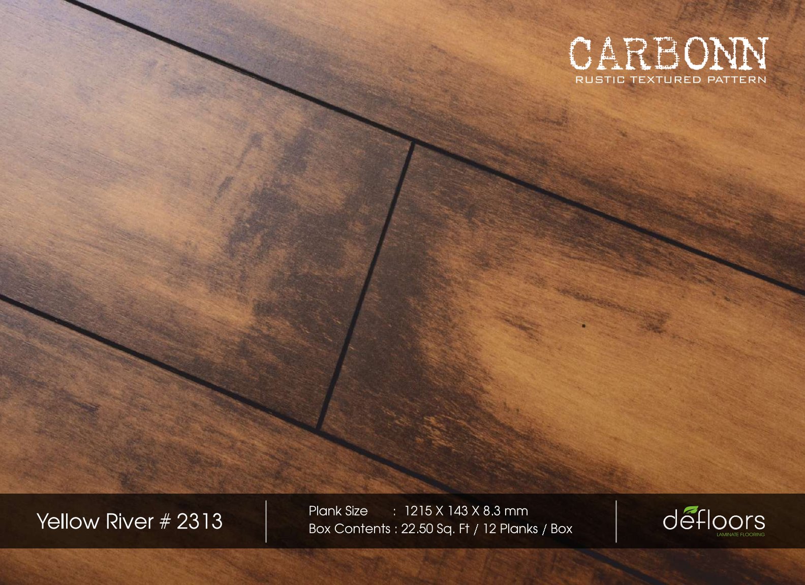 Defloors Carbonn Yellow River #2313 - 8.3MM