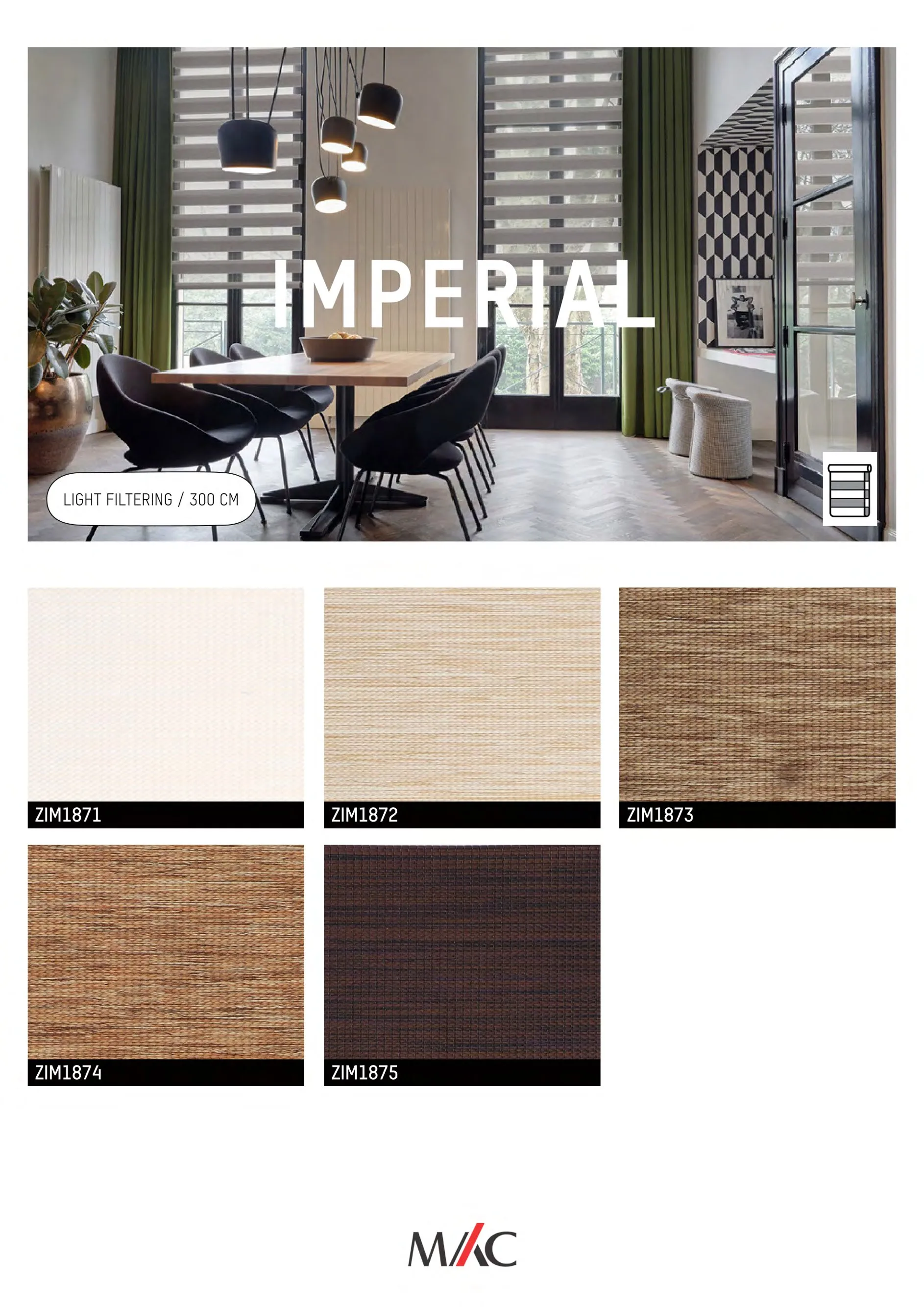 Mac Zebrano Blinds IMPERIAL– Elegant Light Control