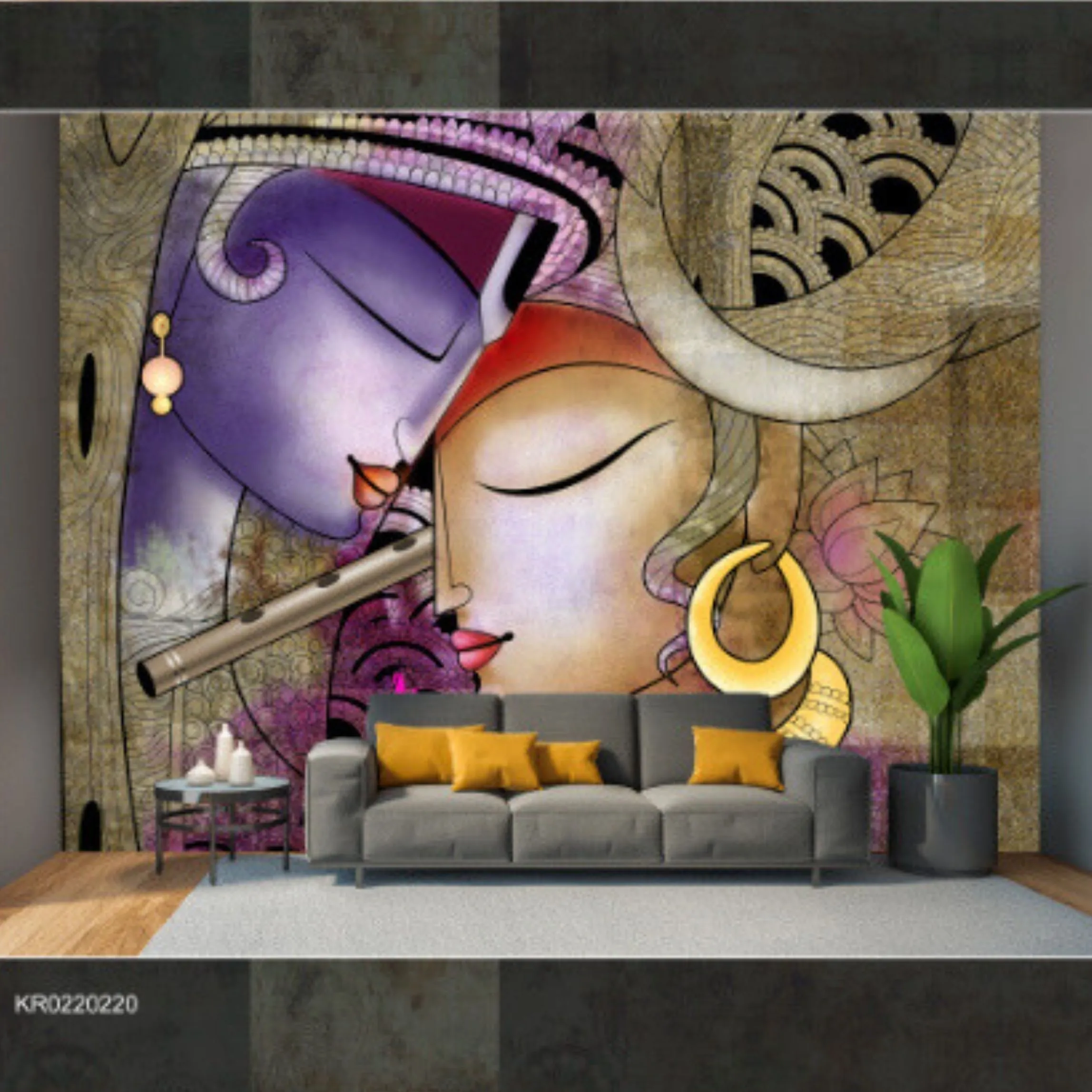 Alkemi Murals Kulture Customized Wallpaper | KR0220220