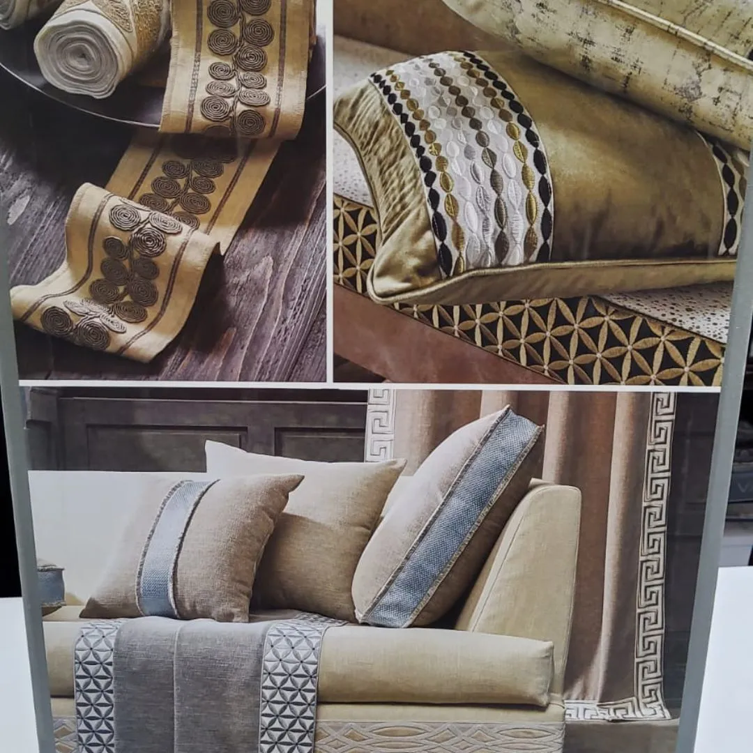 Elevate Your Décor with Curtain & Sofa Borders - 21 Upholstery Fabrics