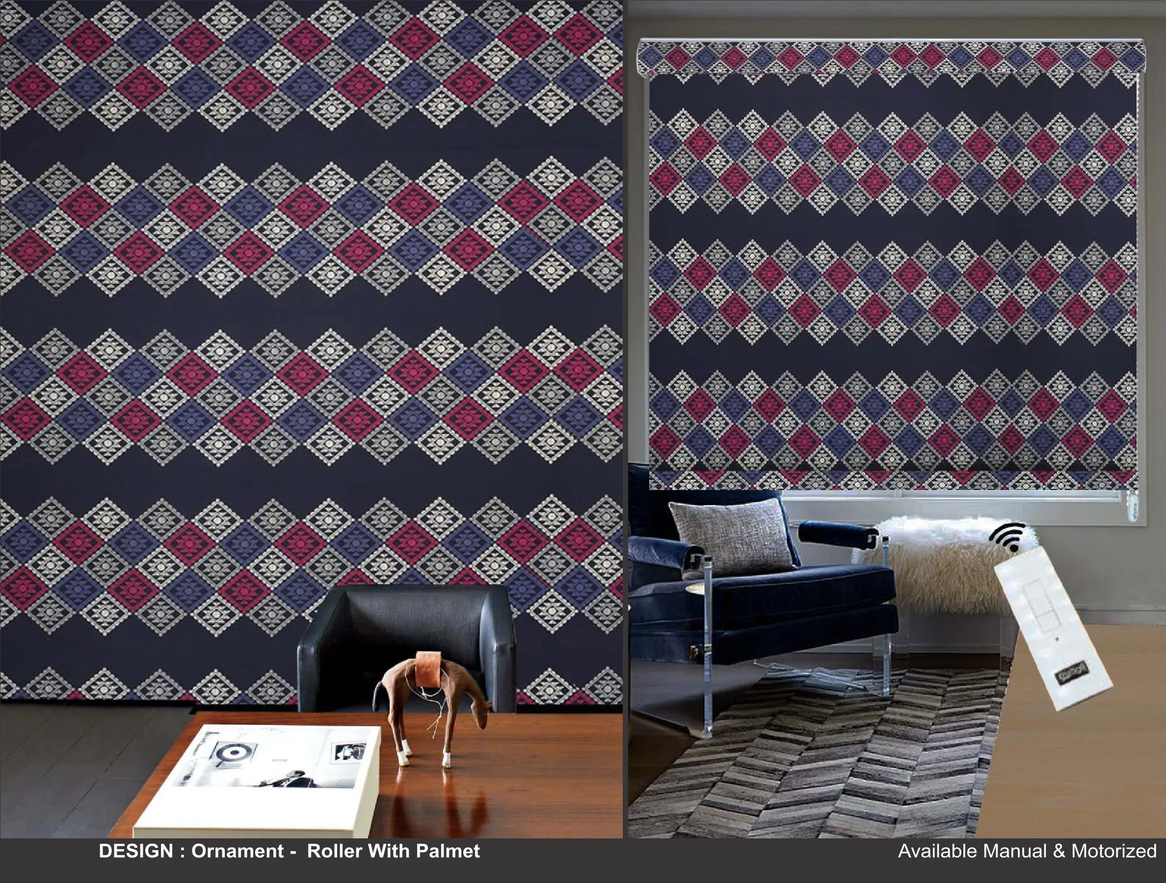 Kazage Ornament  Printed Blinds & Wallpapers Design