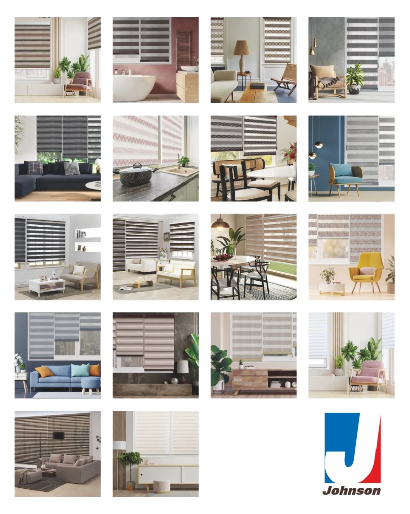 Johnson Zebra Window Blinds –