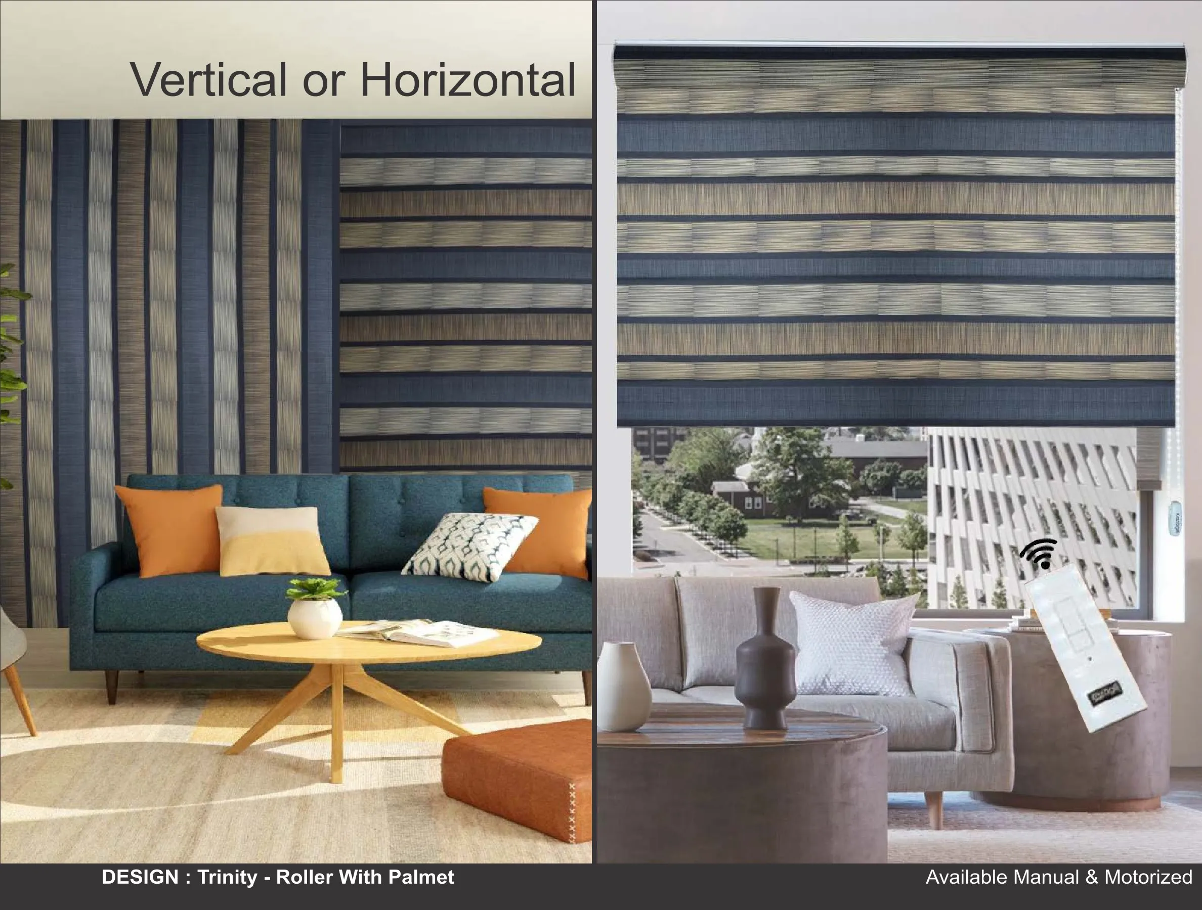 Kazage Trinity  Printed Blinds & Wallpapers Design