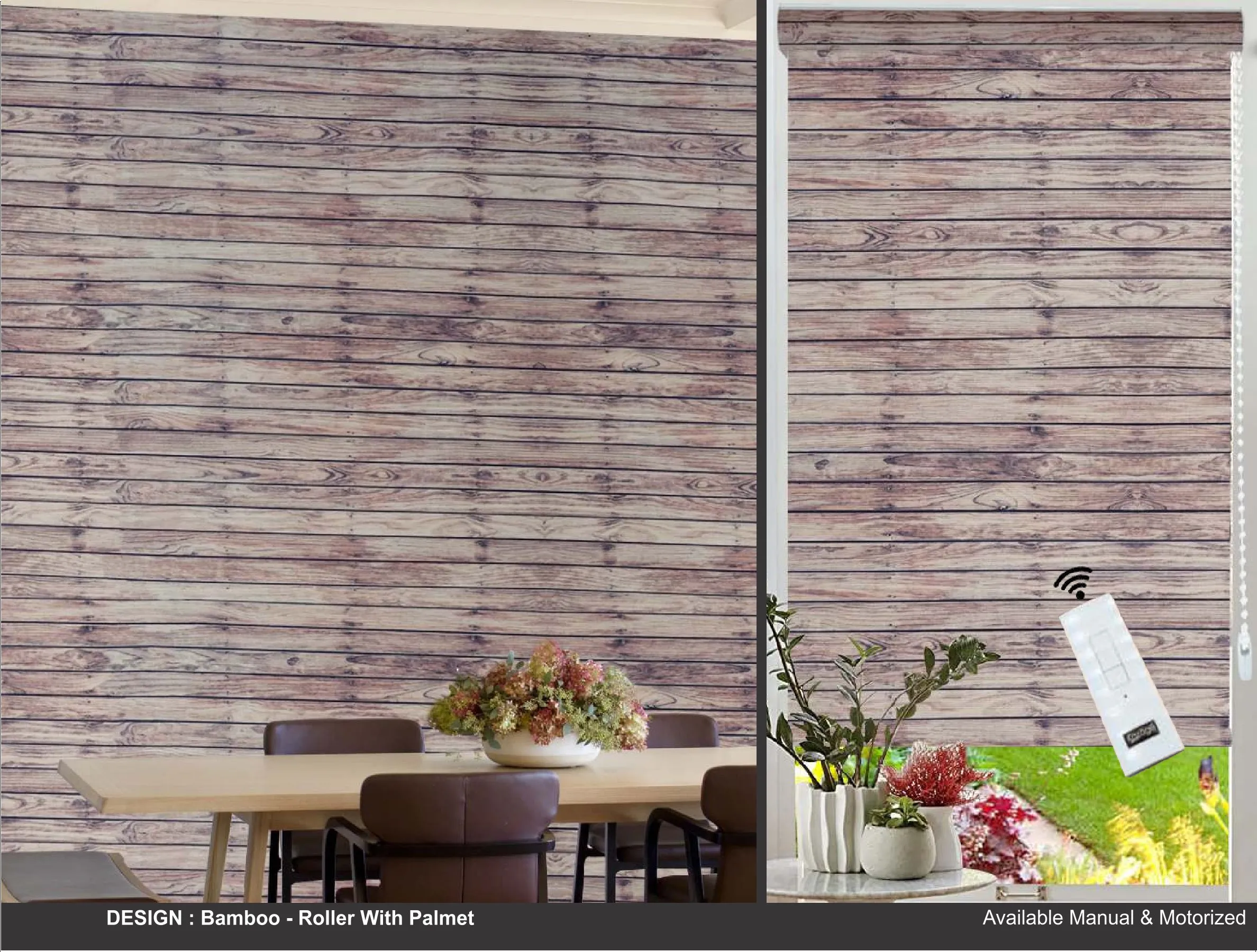 Kazage Bamboo  Printed Blinds & Wallpapers Design