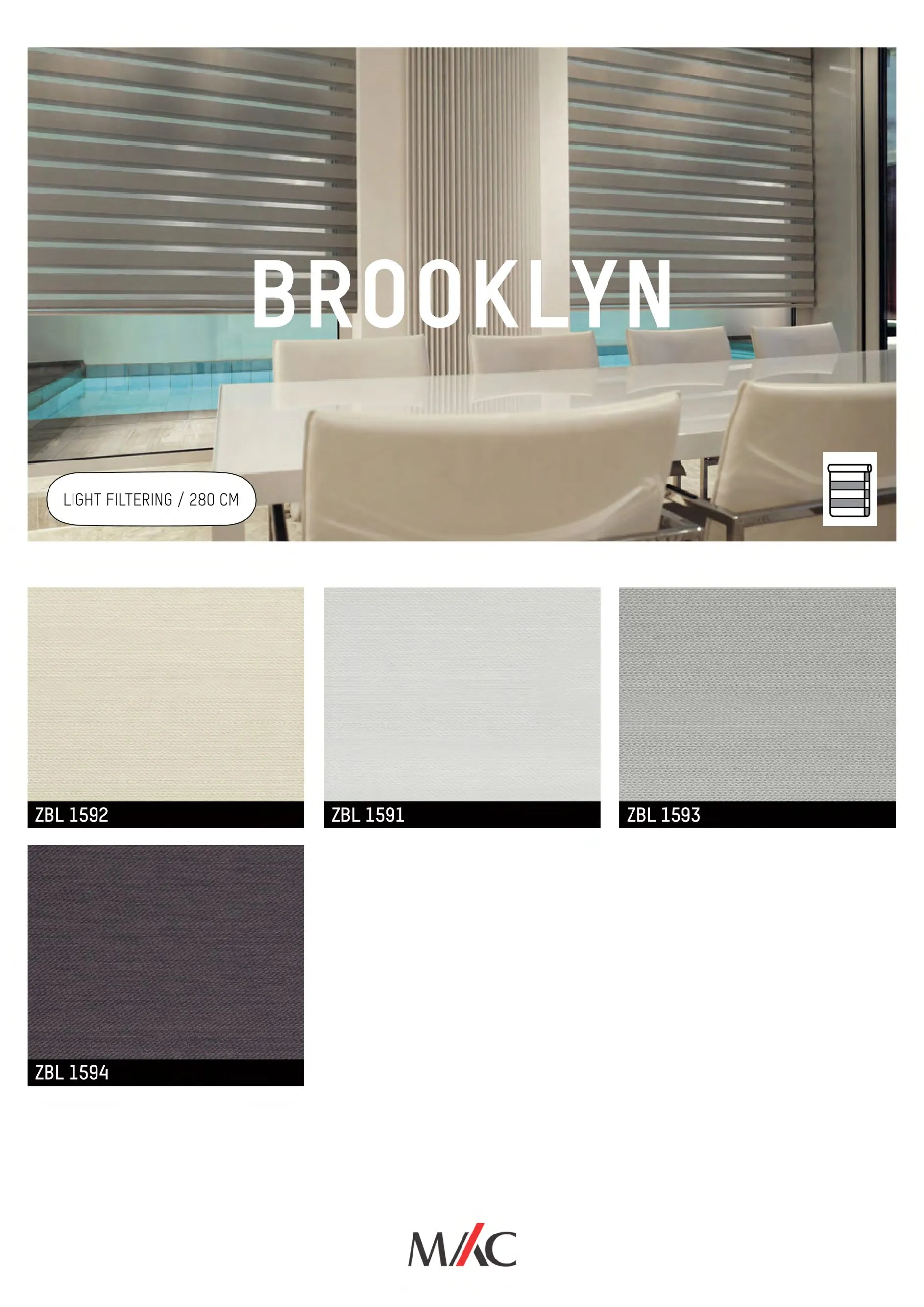 Mac Zebrano Blinds BROOKLYN– Elegant Light Control