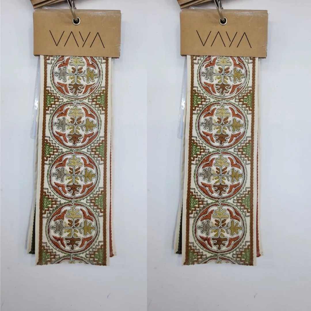 "Premium Upholstery Borders: Elegant Curtain & Sofa Trim (25 Fabrics)