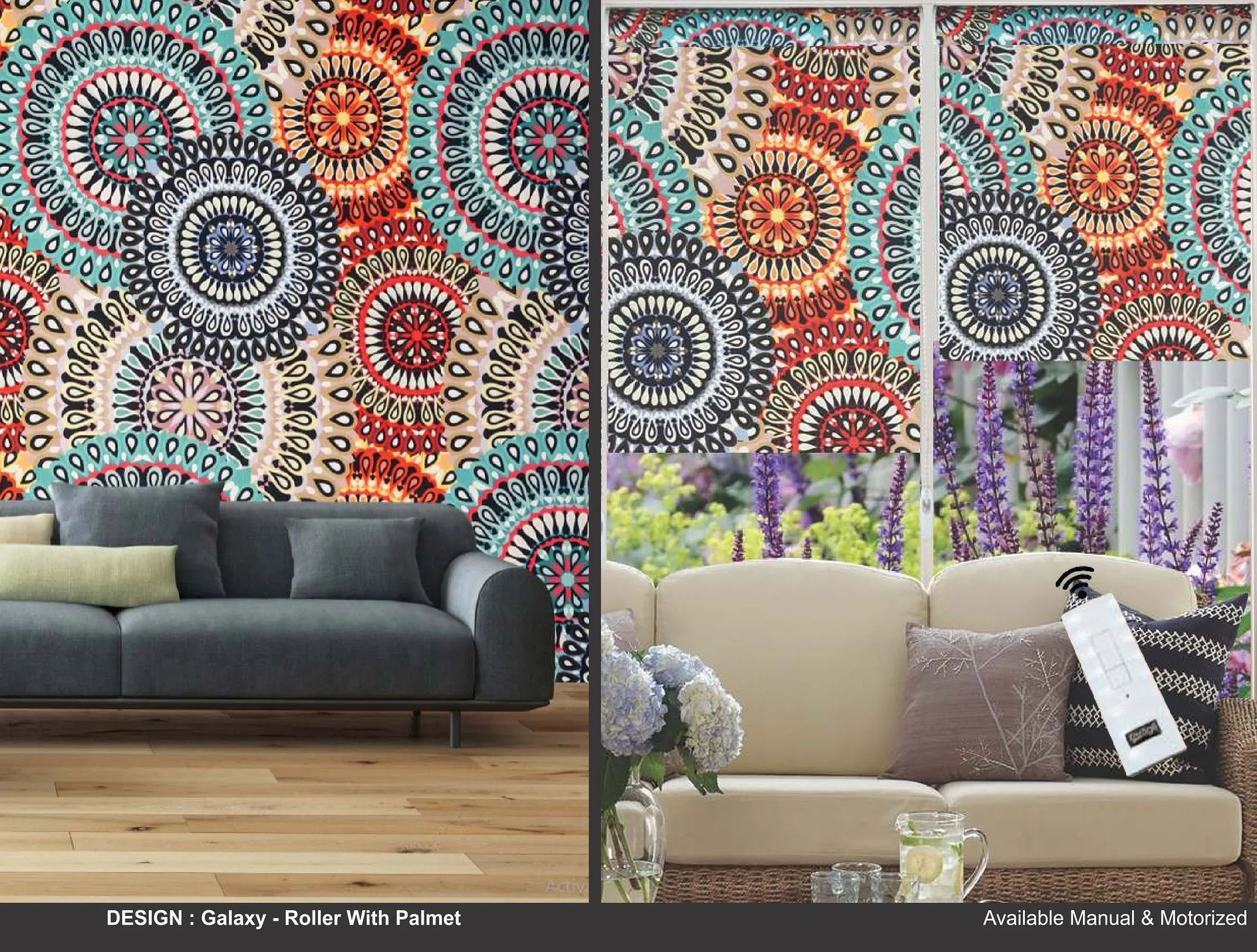 Kazage Galaxy  Printed Blinds & Wallpapers Design