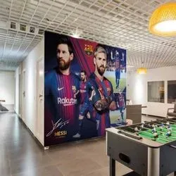 ED22075 Sports Addiction Wallpaper: Dynamic Decor Delight