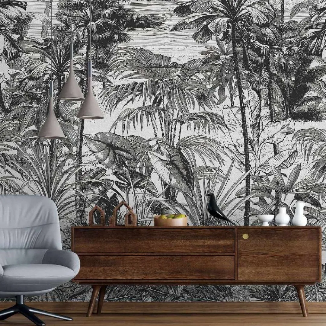 Tropical Lake Custom Wallpaper Collection - Vibrant & Personalized