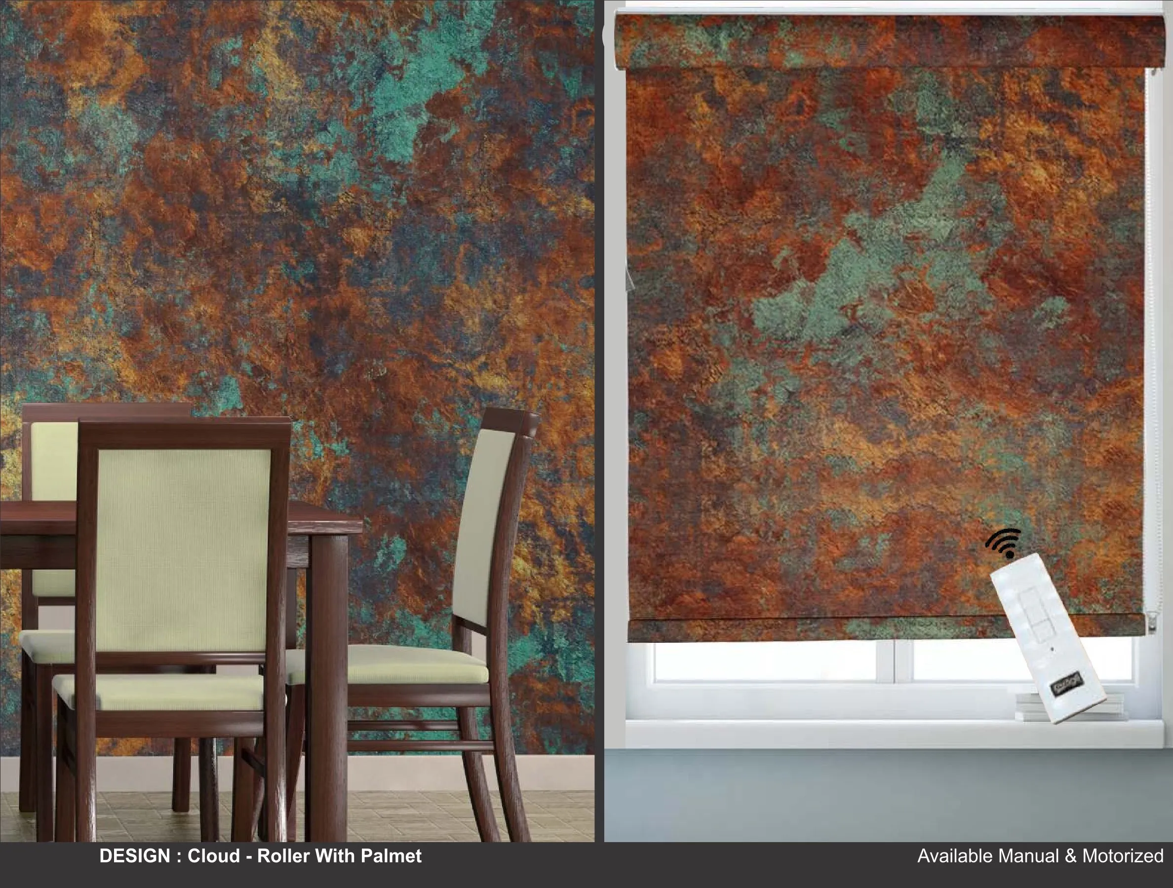 Kazage Cloud  Printed Blinds & Wallpapers Design