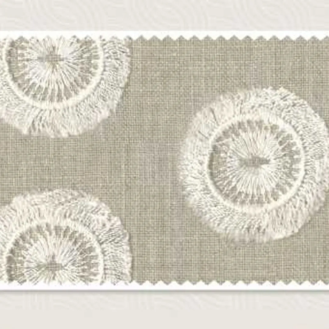 ILKAL BAY0033 Bayana Embroidery Fabric - Opulent Upholstery Elegance