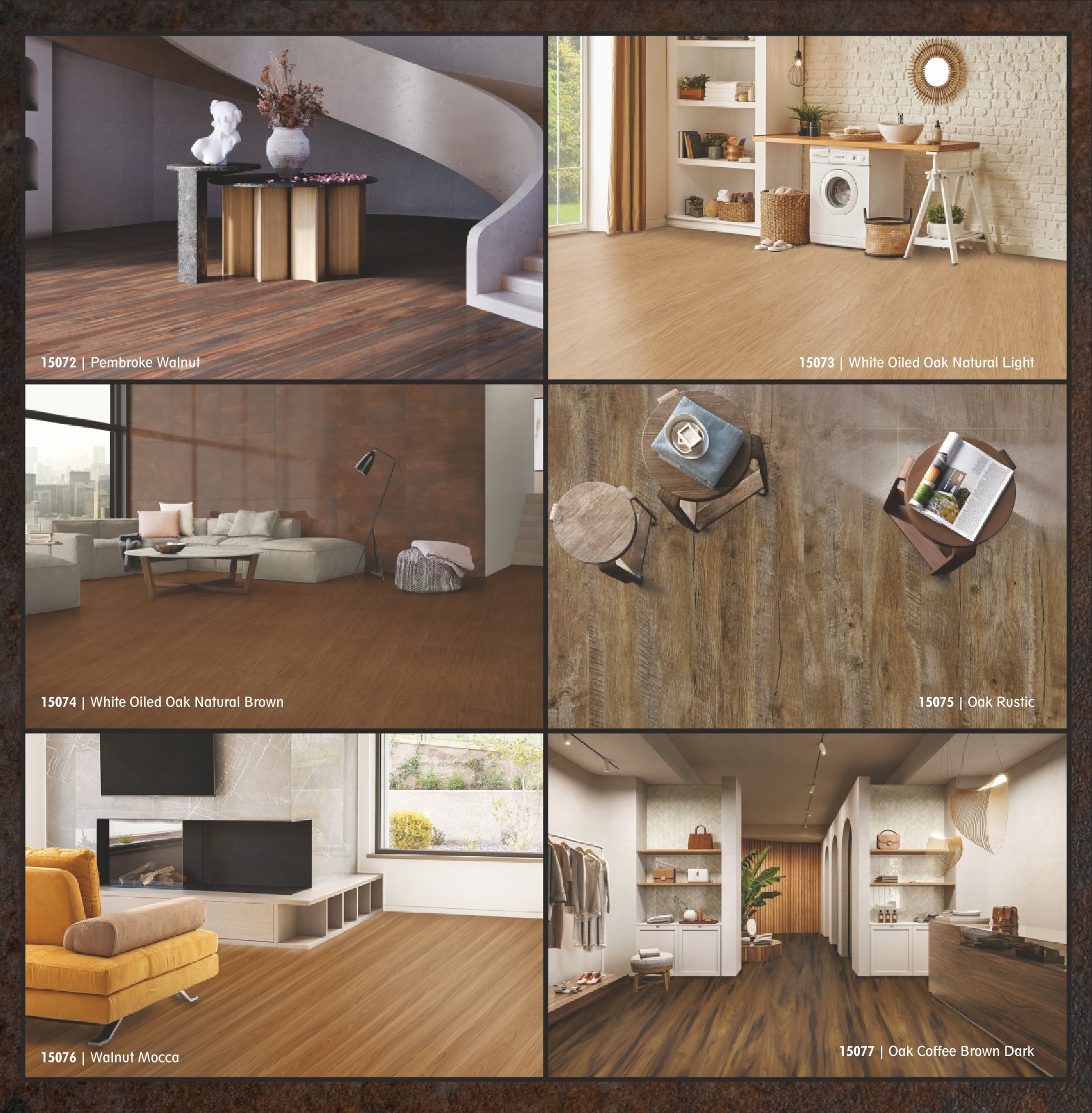 Defloors Surya Canvas 15072 Pembroke Walnut Flooring