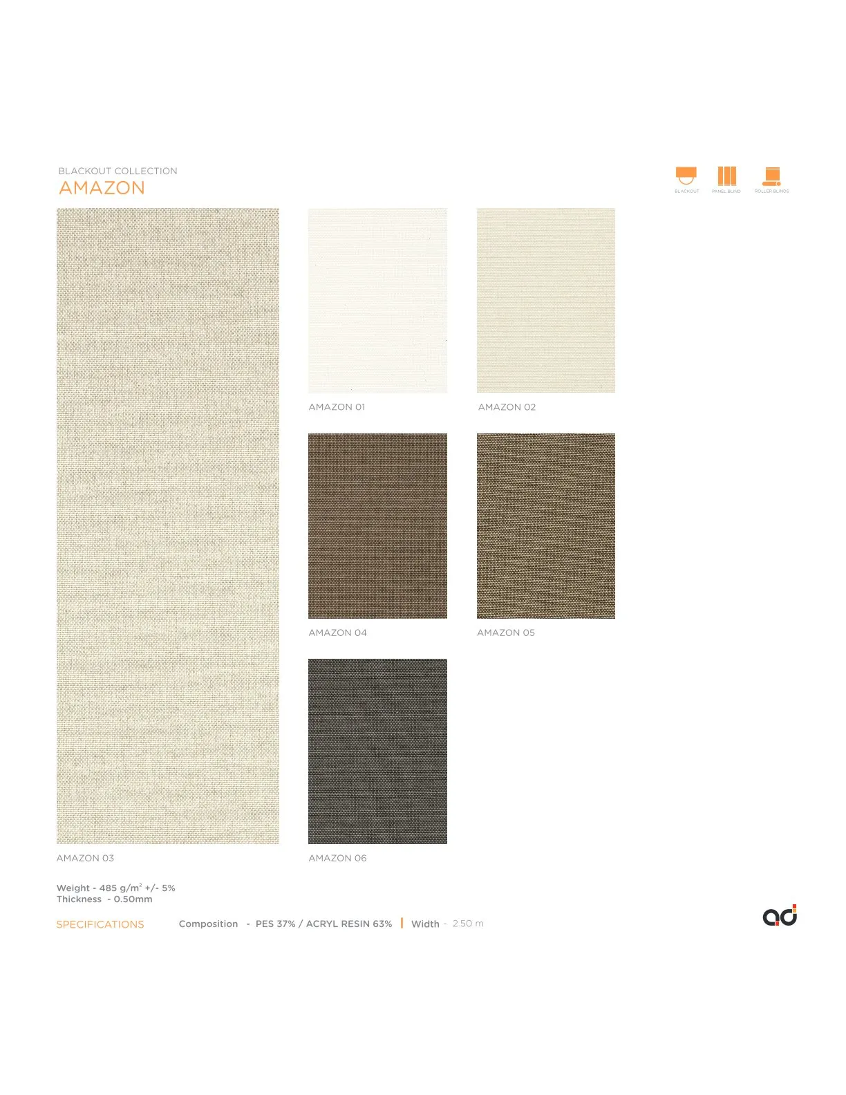 AD Cortina Collection Vol-2 Blackout Curtains AMAZON