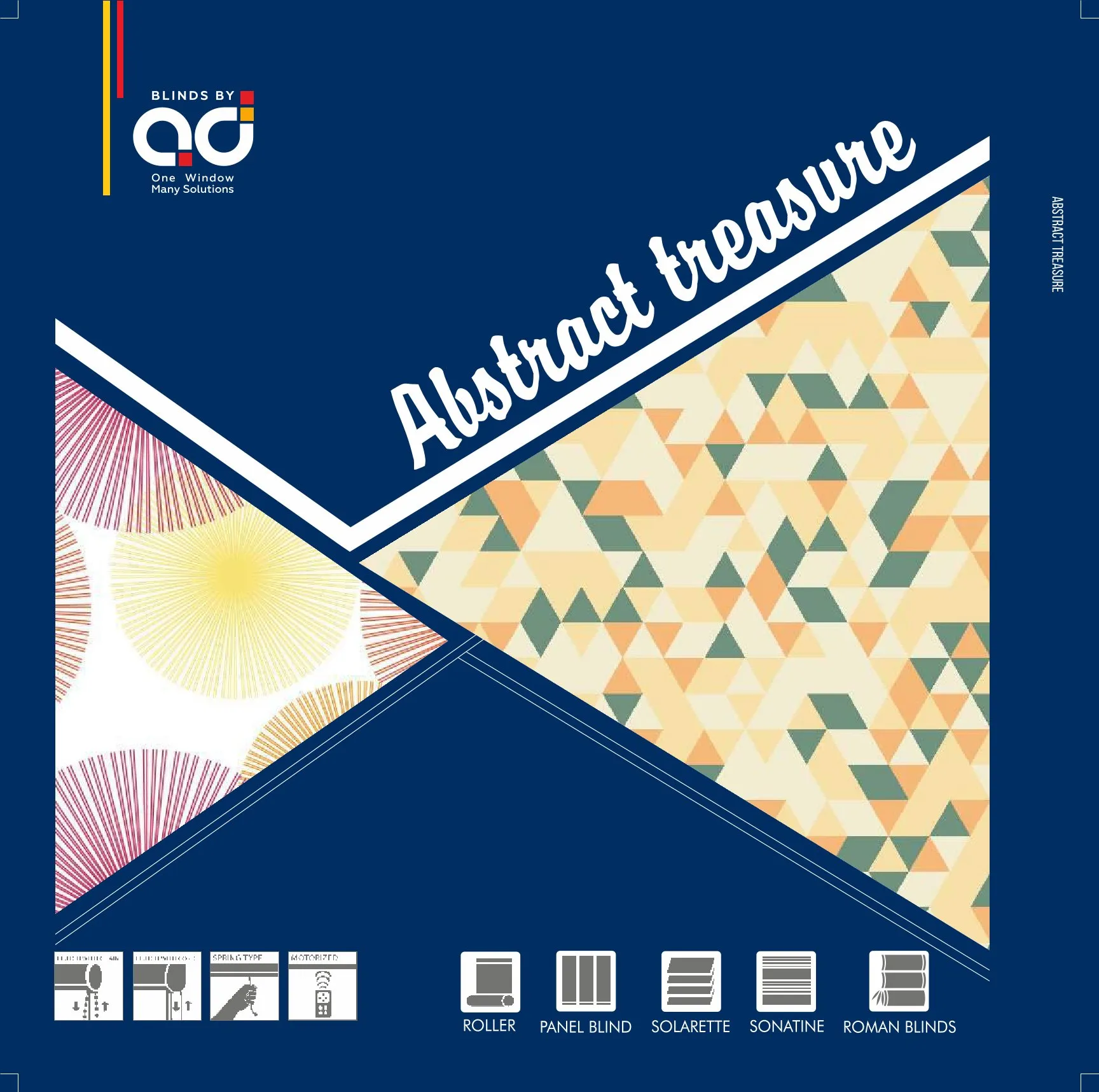 AD Roller Blinds – Abstract Treasure Print