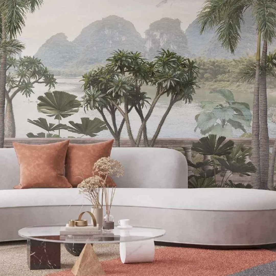 Tropical Paradise Custom Wallpaper Collection - Transform Your Space