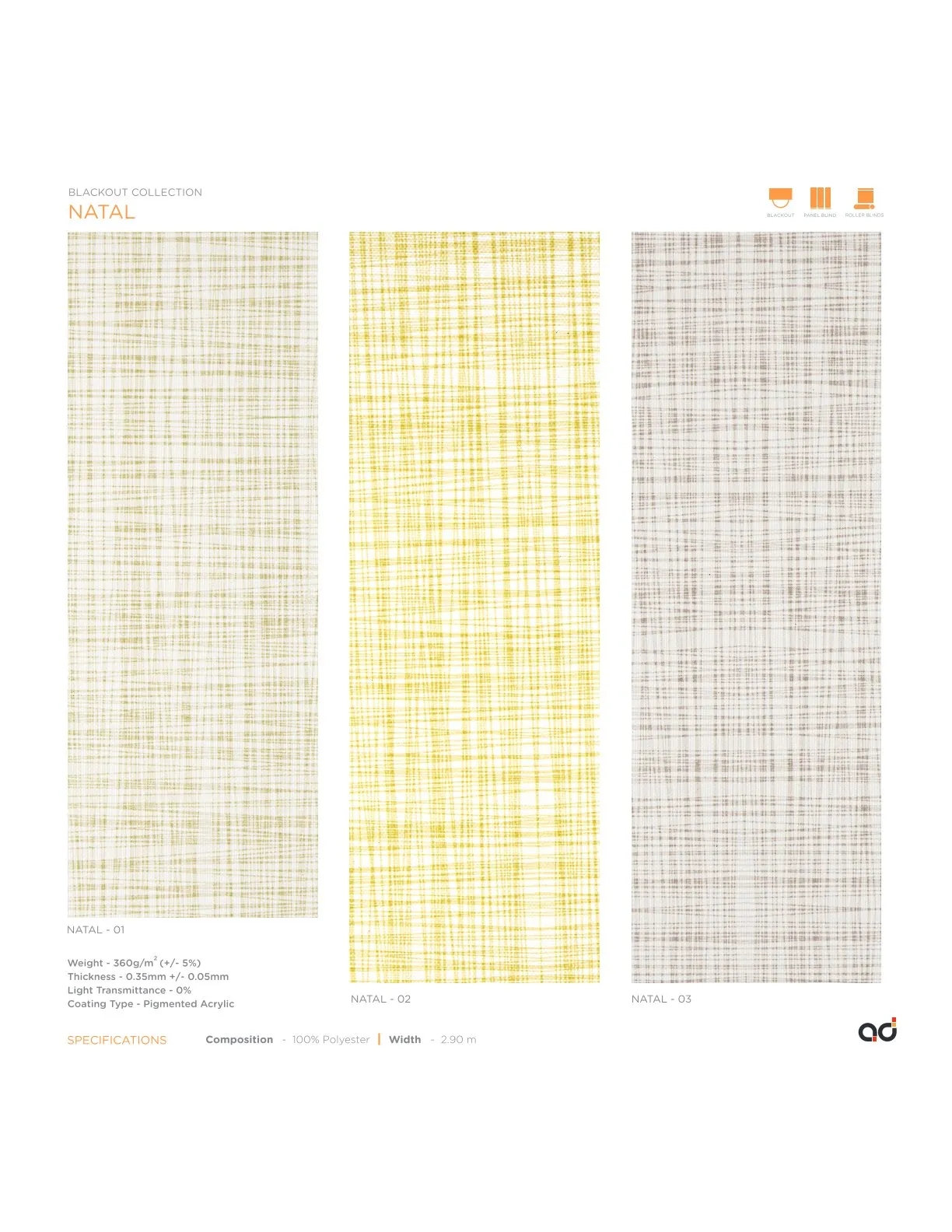 AD Cortina Collection Vol-2 Blackout Curtains NATAL