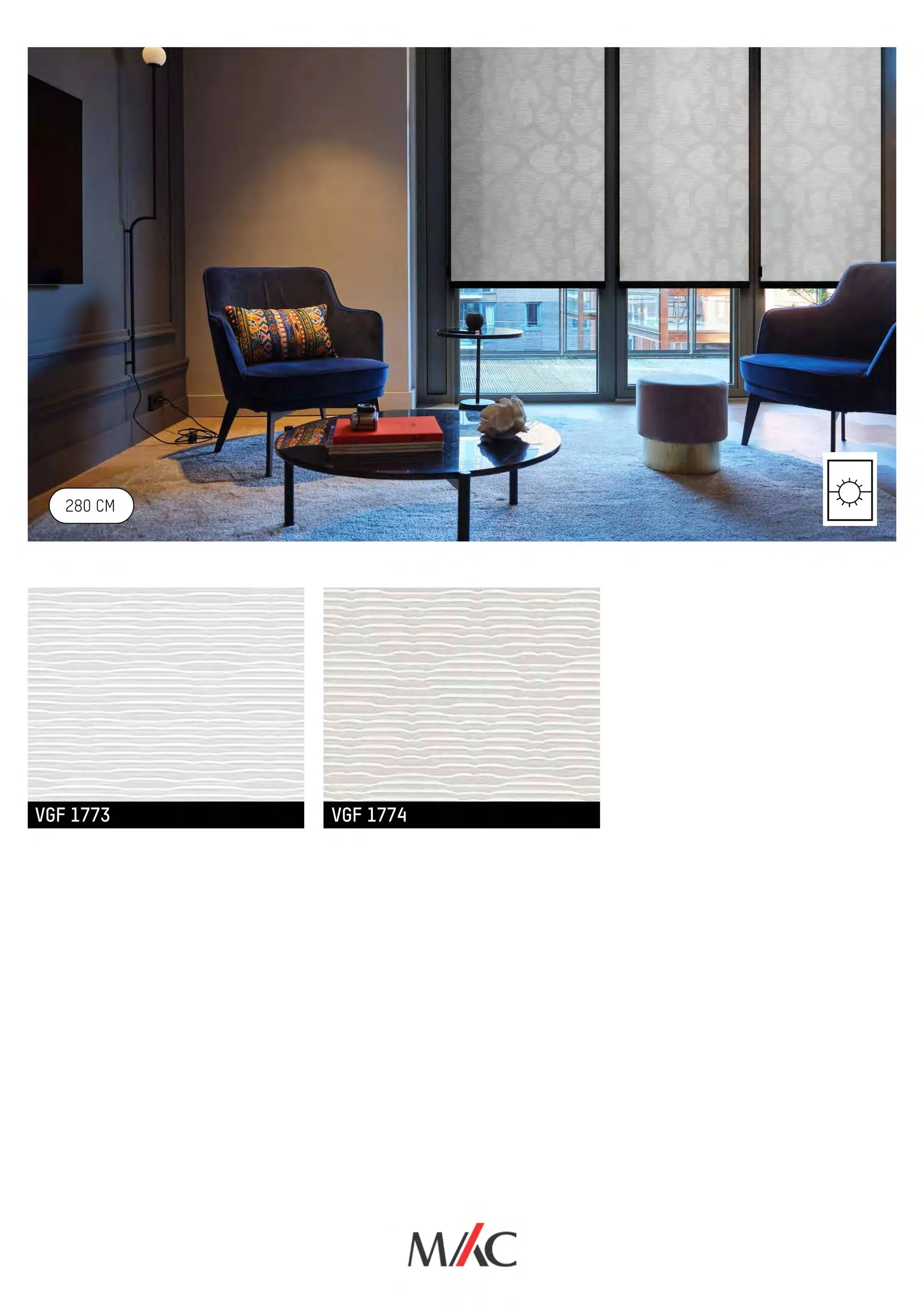 Mac Verve Window Blinds GRAFIKA-3 – Stylish & Sleek