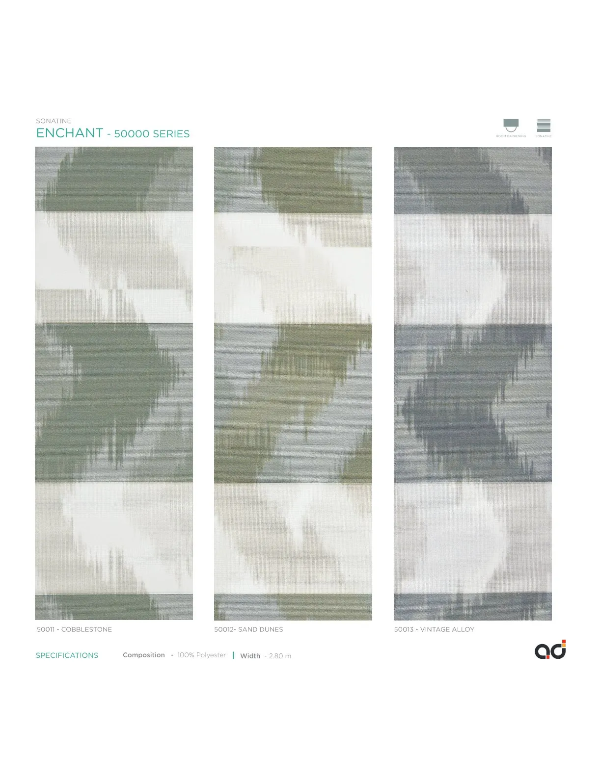 AD Vision Sonatine  ENCHANT 50000 SERIES Curtains Vol-1