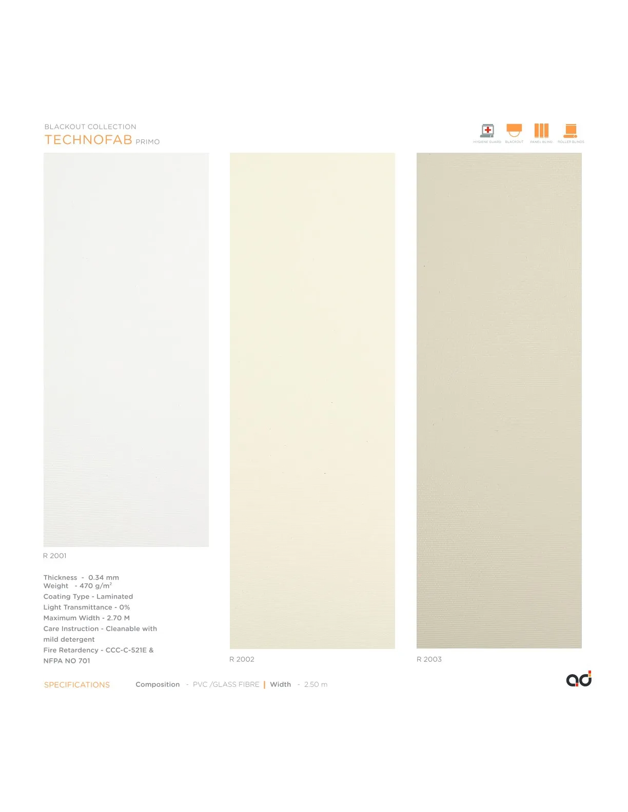 AD Cortina Collection Vol-2 Blackout Curtains TECHNOFAB