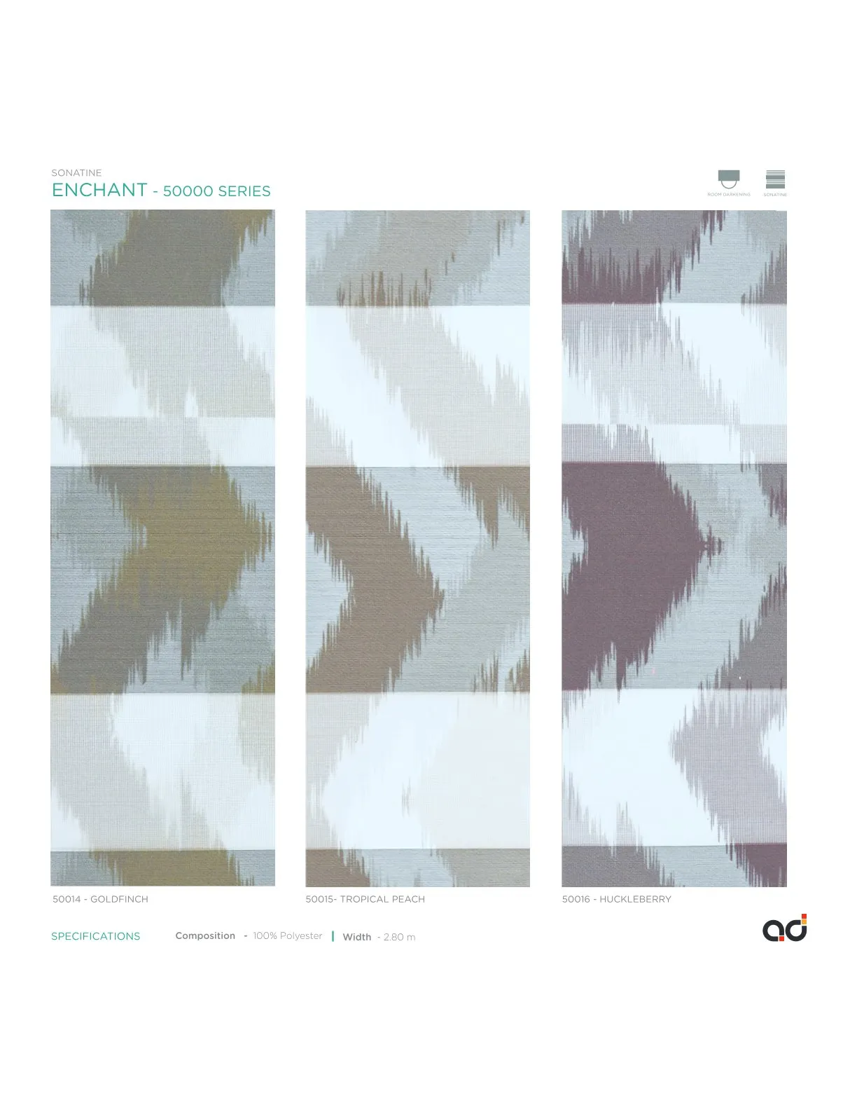 AD Vision Sonatine  ENCHANT 50000 SERIES Curtains Vol-1