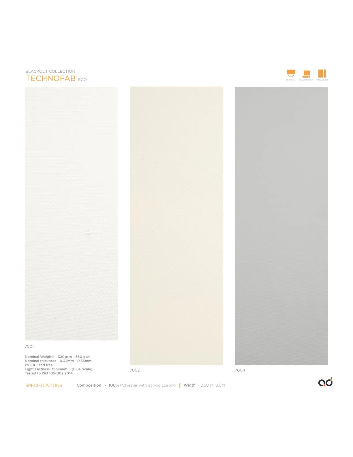 AD Cortina Collection Vol-2 Blackout Curtains TECHNOFAB ECO