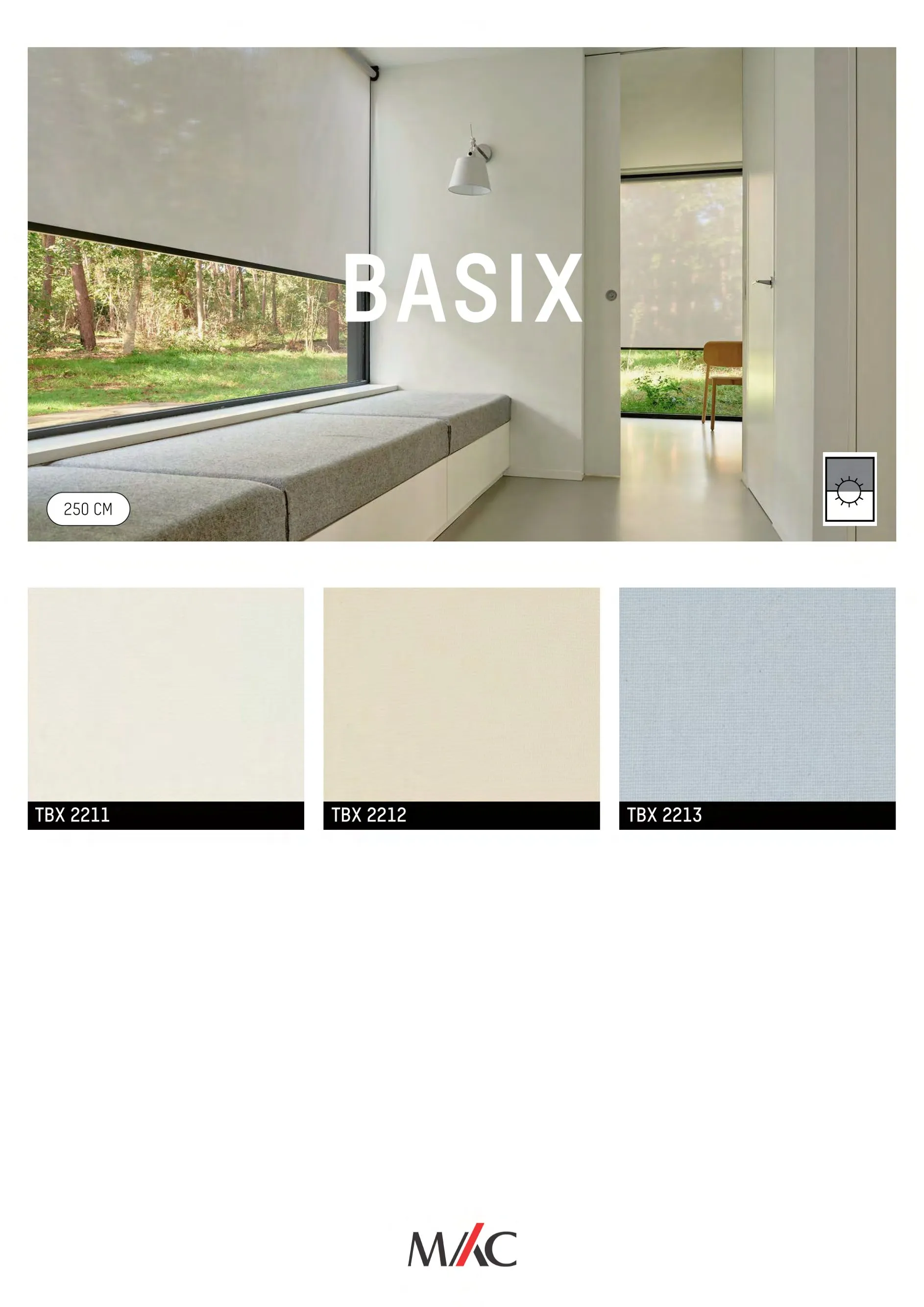 Mac Translucent Blinds BASIX – Soft Light & Privacy