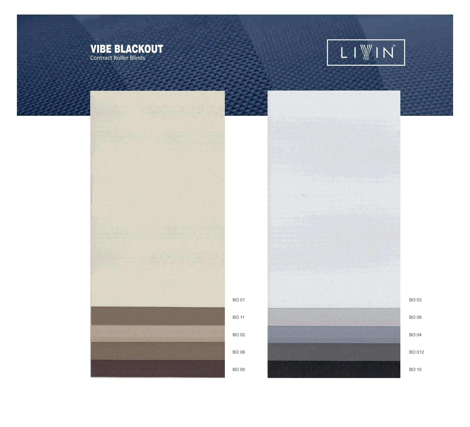 Livin Roller Blinds – Stylish & Light-Filtering BO-Shades