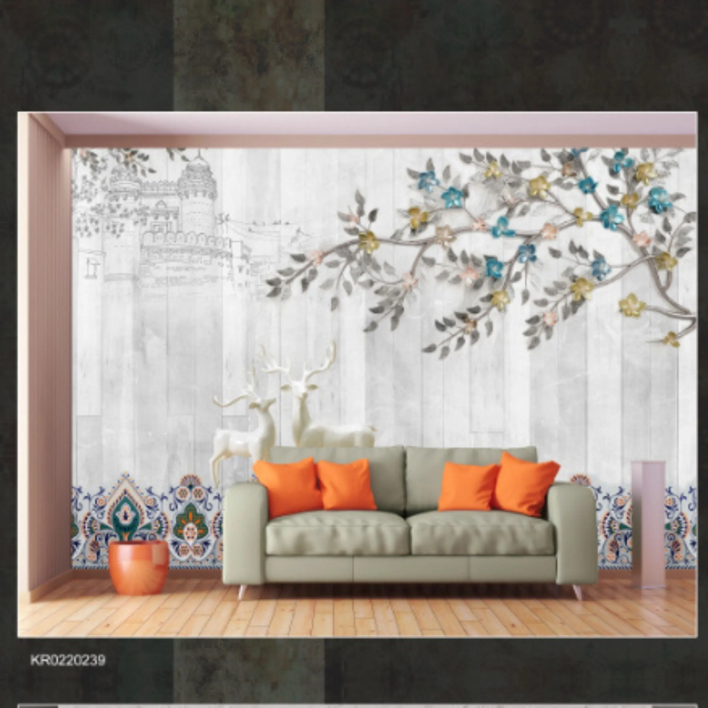 Alkemi Murals Kulture Customized Wallpaper | KR0220239