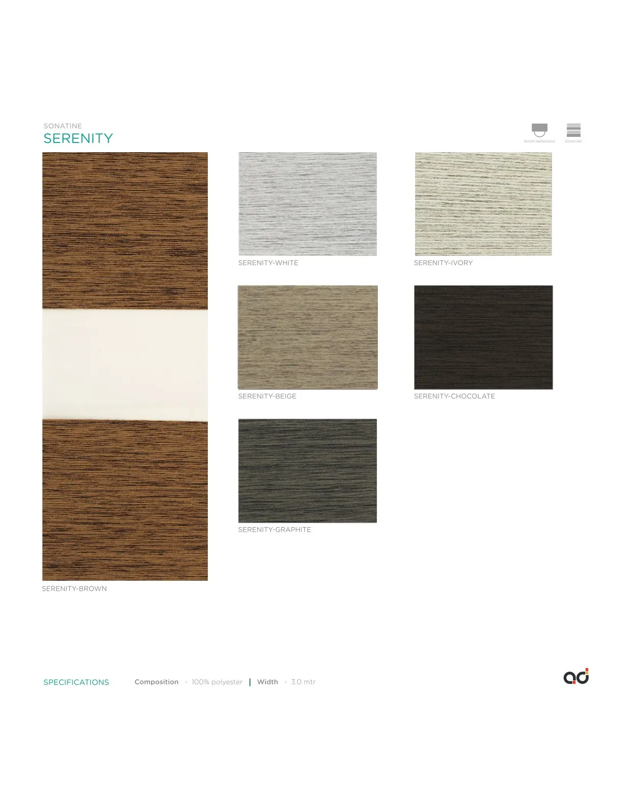 AD Vision Sonatine  SERENITY  Curtains Vol-1