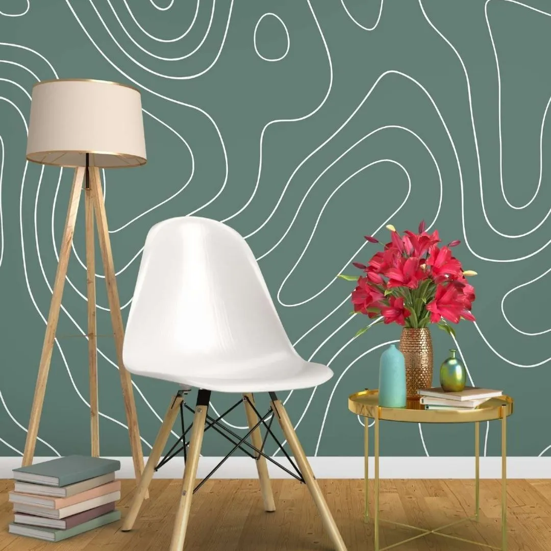 bstract Strokes Wallpaper - Unique Modern Art for Stylish Interiors
