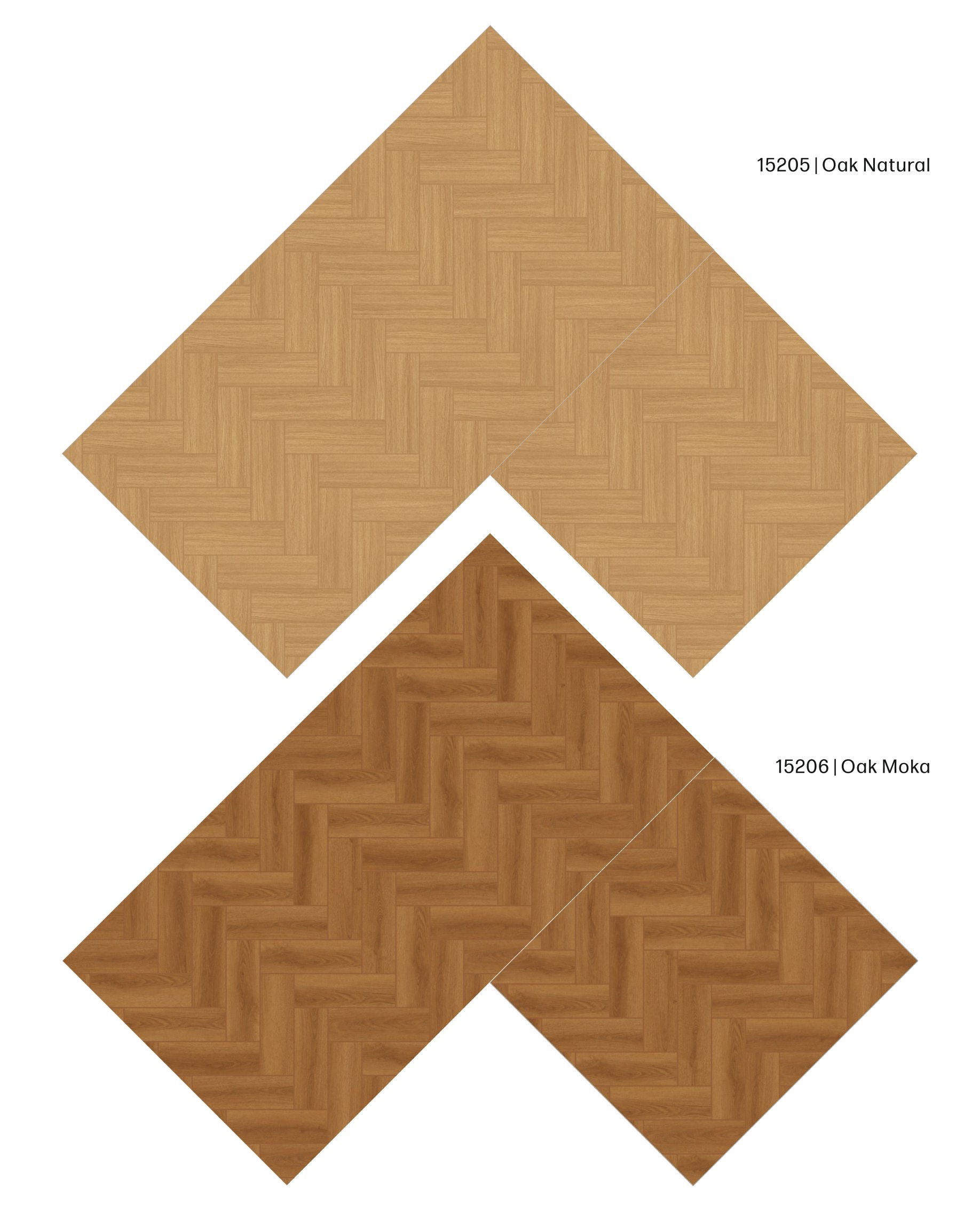 Defloors Surya Herringbone Oak moka 15206 12MM