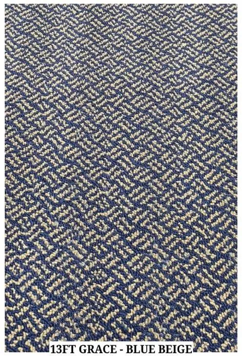 Pro Checkmate N 13ft Grace Carpet Tile - Blue Beige