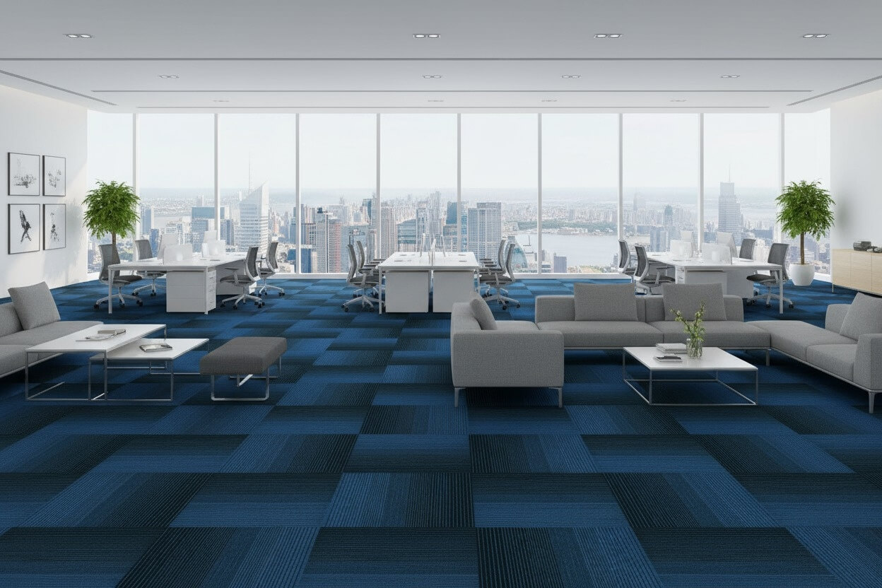 Blue Sweden Carpet Tiles – Durable & Stylish