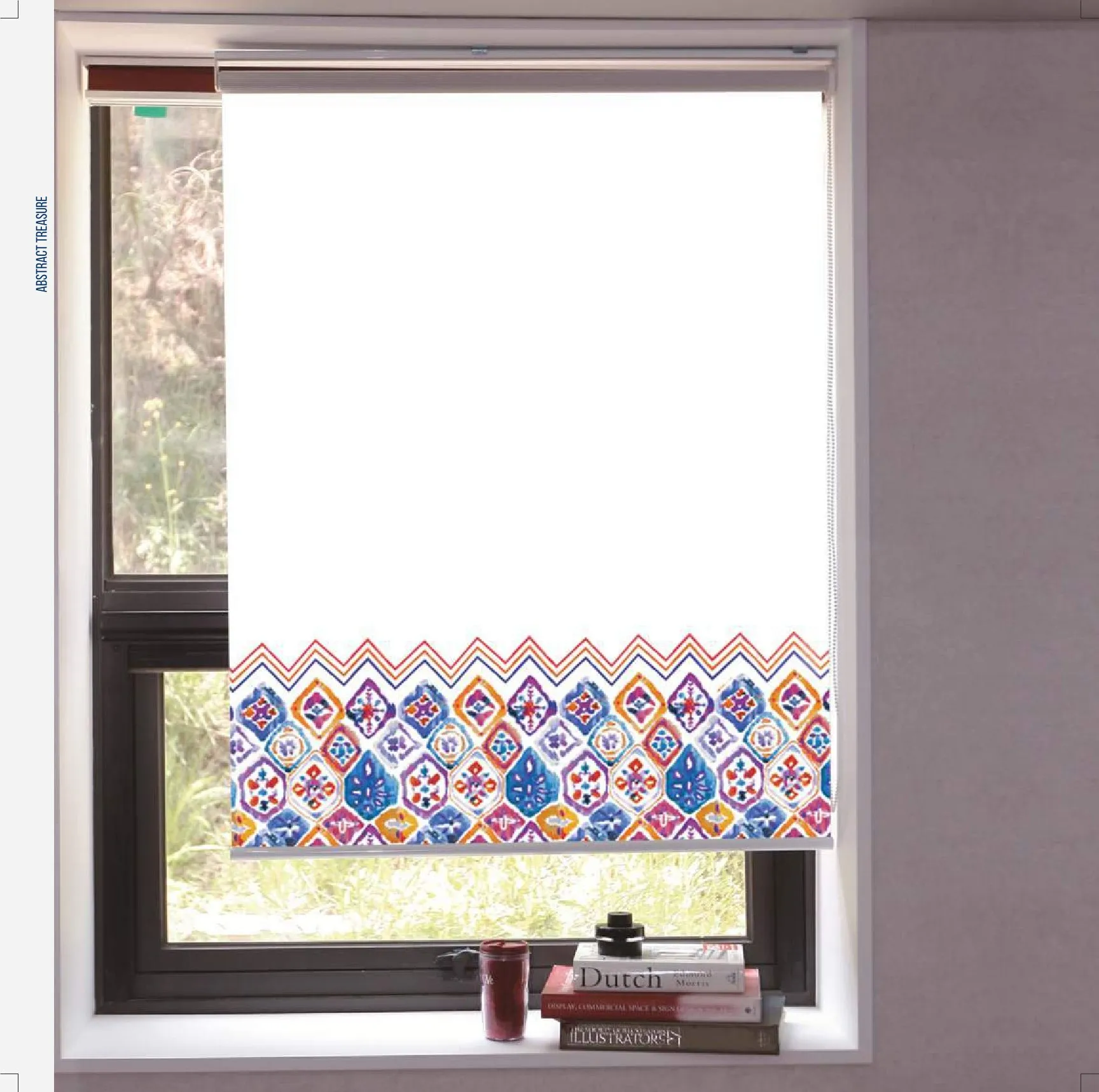 AD Roller Blinds – Abstract Treasure Print