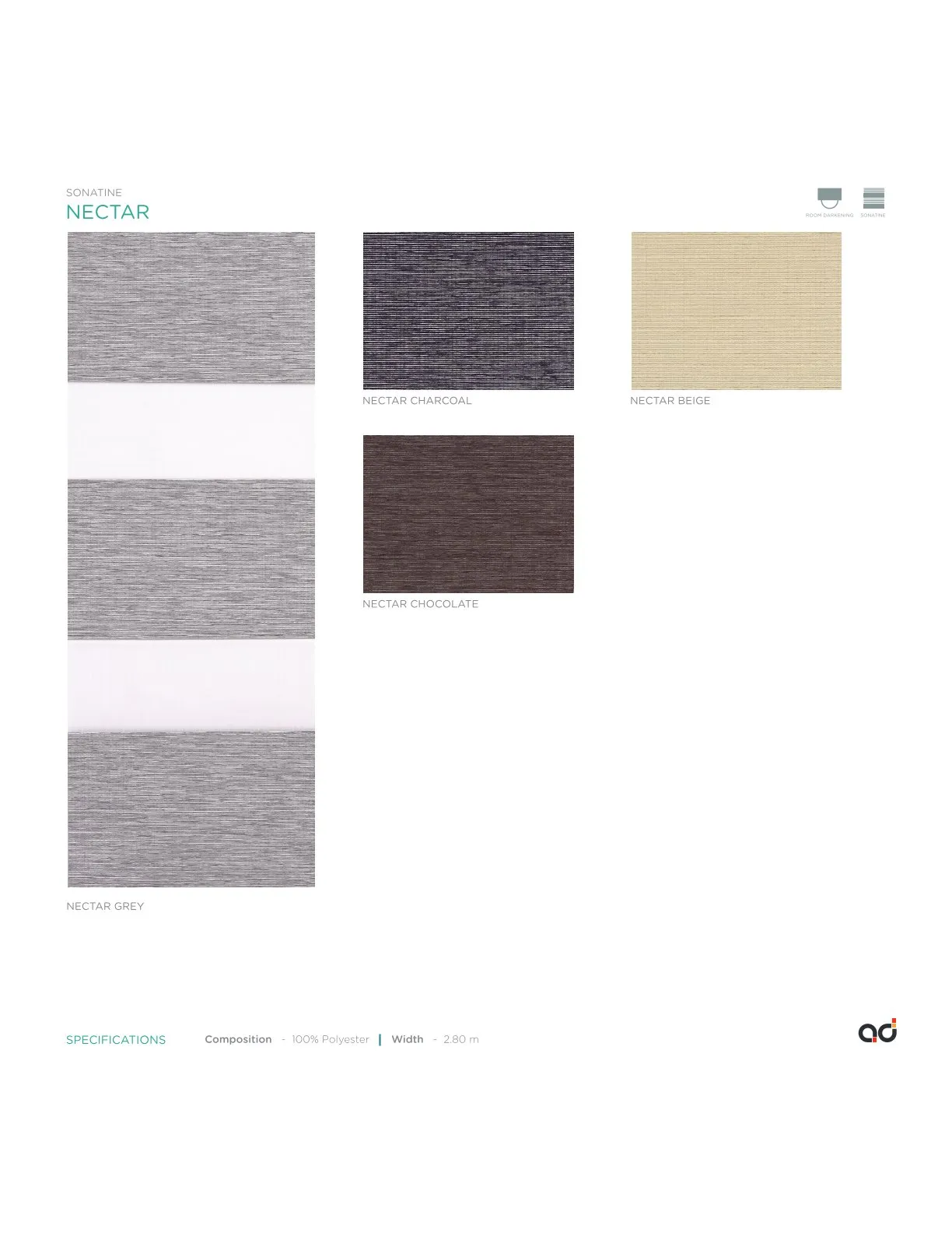 AD Vision Sonatine   NECTAR  Curtains Vol-1