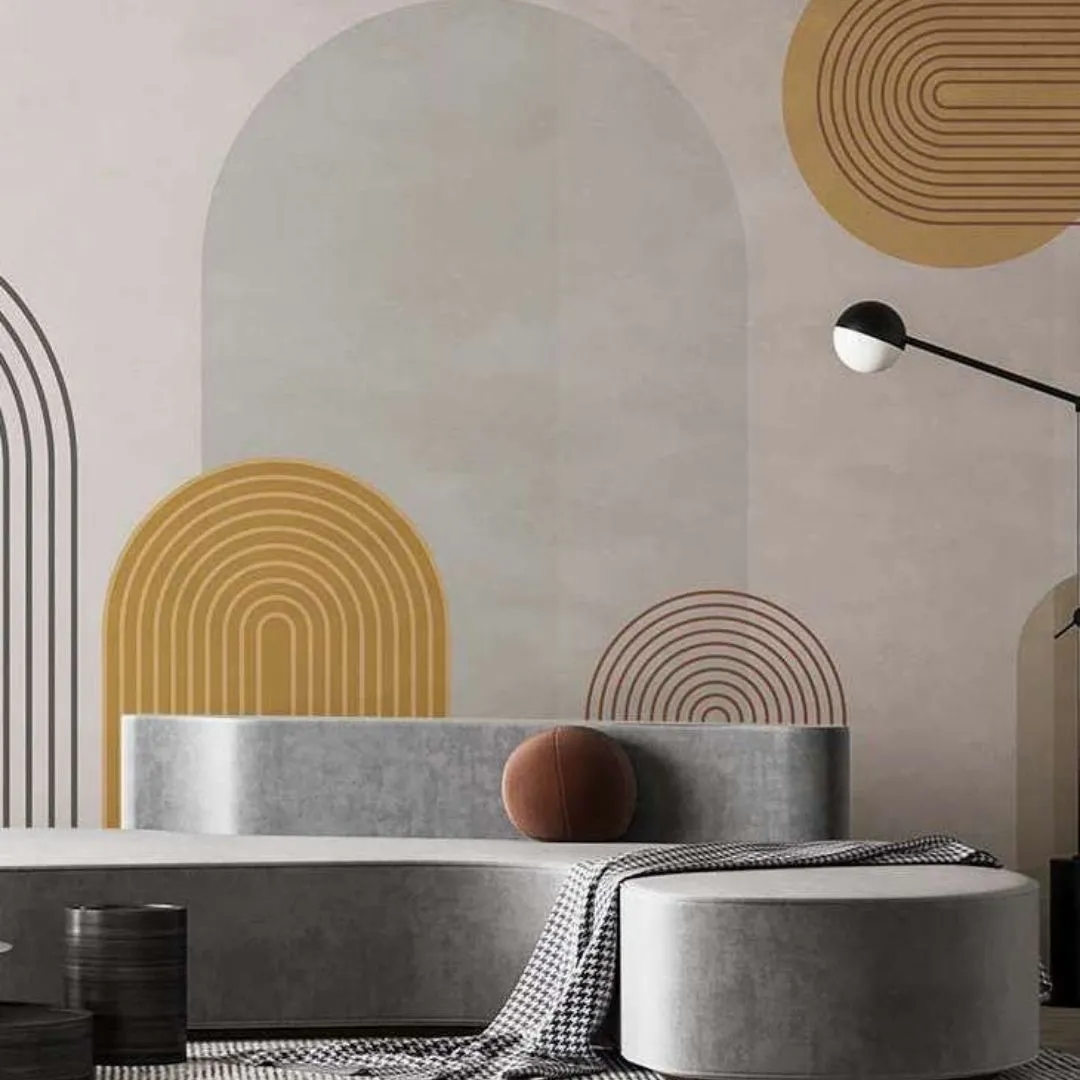 Ruscha Abstract Wallpaper - Modern, Stylish Home Decor