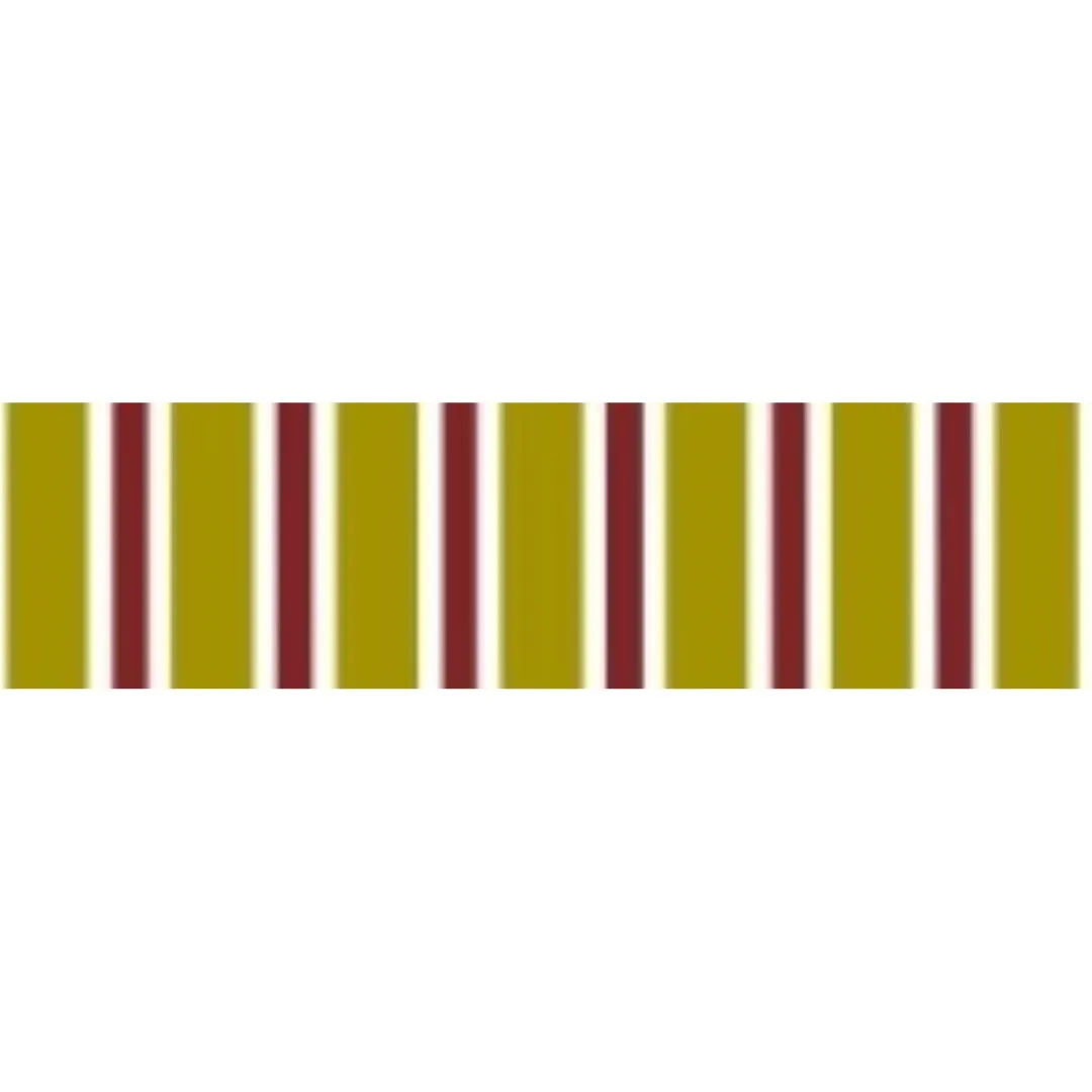 536 Yellow Red White PVC Awning - Stylish Outdoor Shade Solution