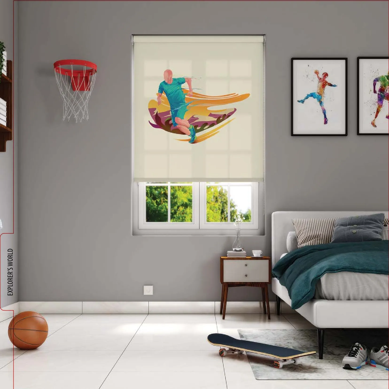 AD Printed Roller Blind – Stylish & Functional