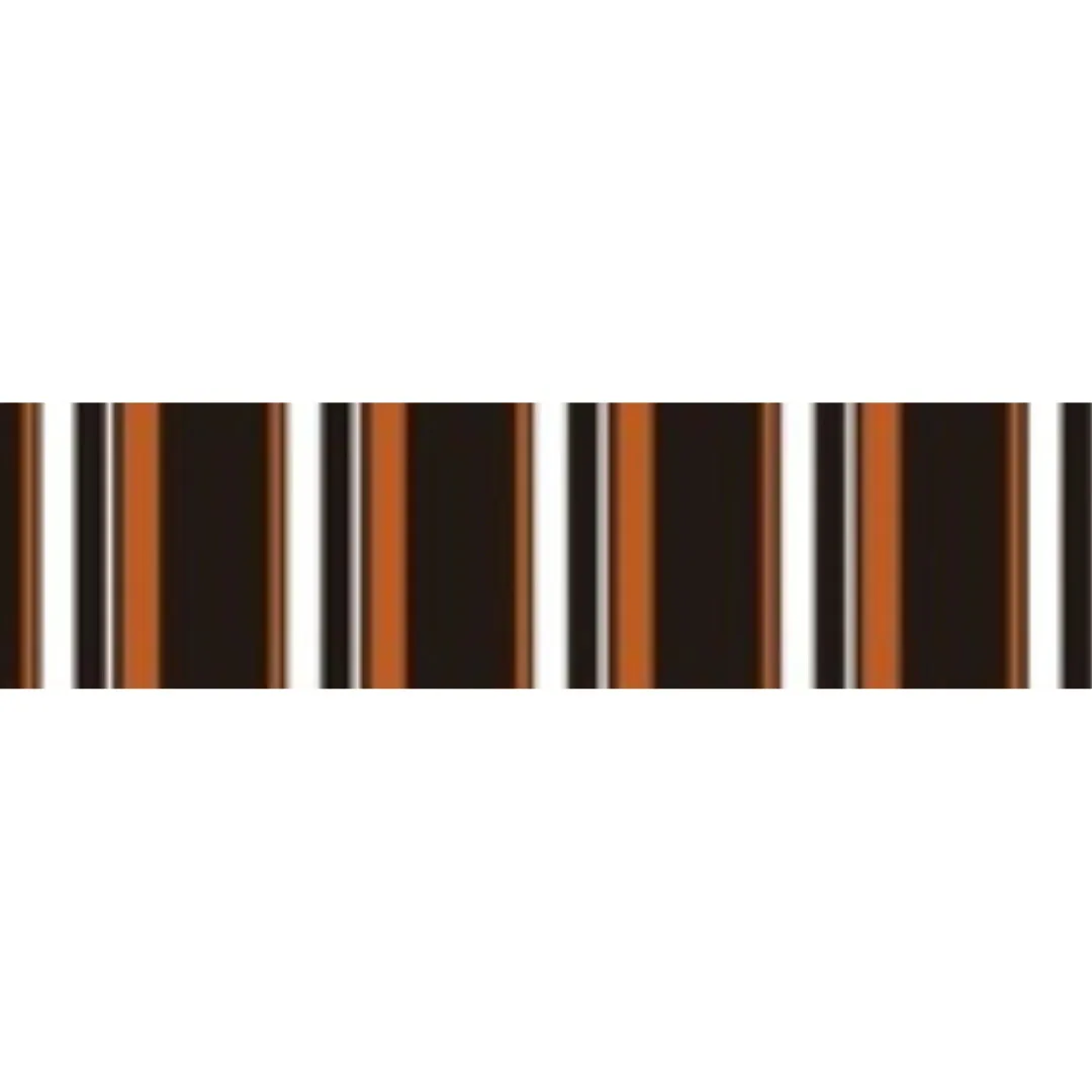 540 Brown Orange White PVC Awning - Stylish Outdoor Shade Solution