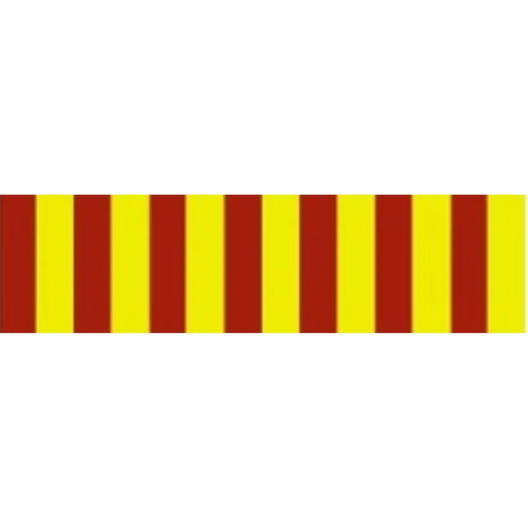 542 Red Yellow PVC Awning - Stylish Outdoor Shade Solution