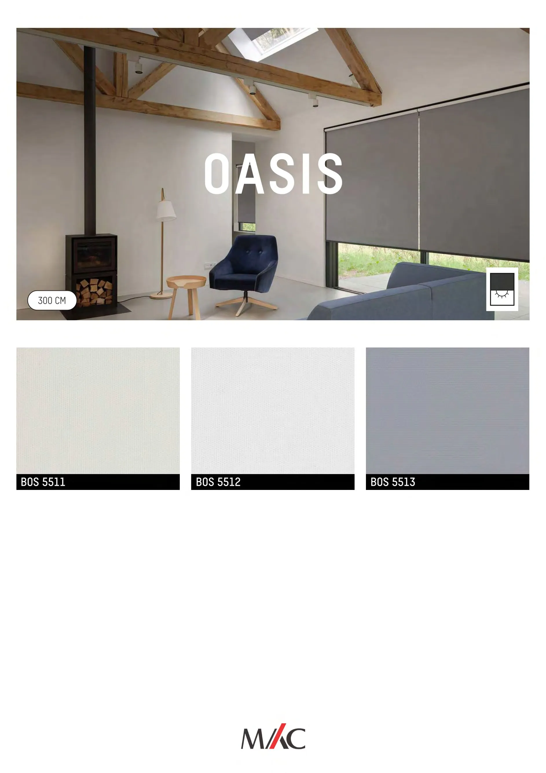 Mac Blackout Blinds OASIS – Full Light Control